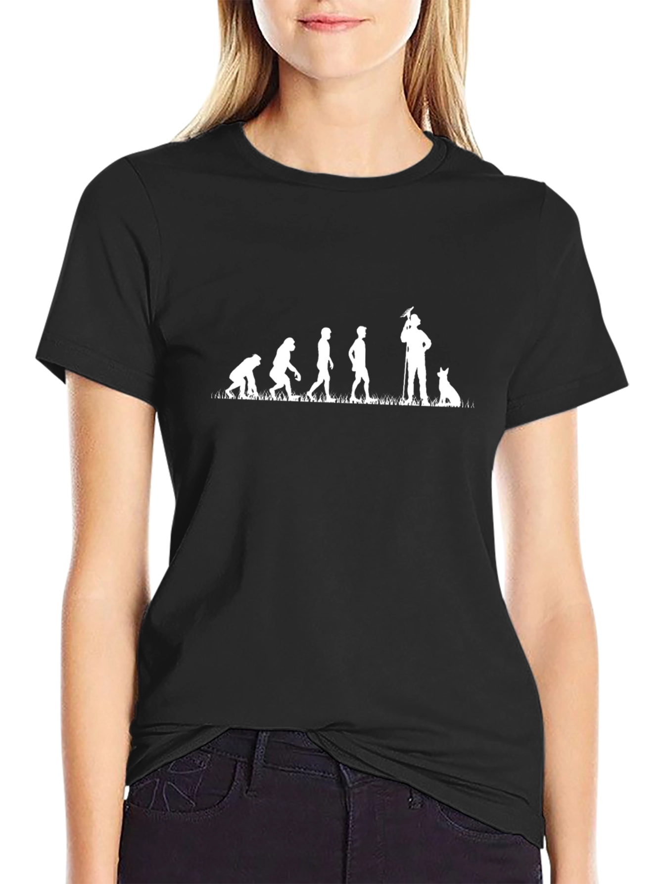 Evolution of Metal Detecting Black T-Shirt