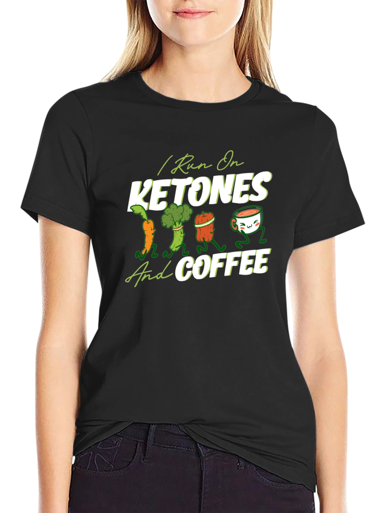 I Run on Ketones and Coffee Graphic Tee