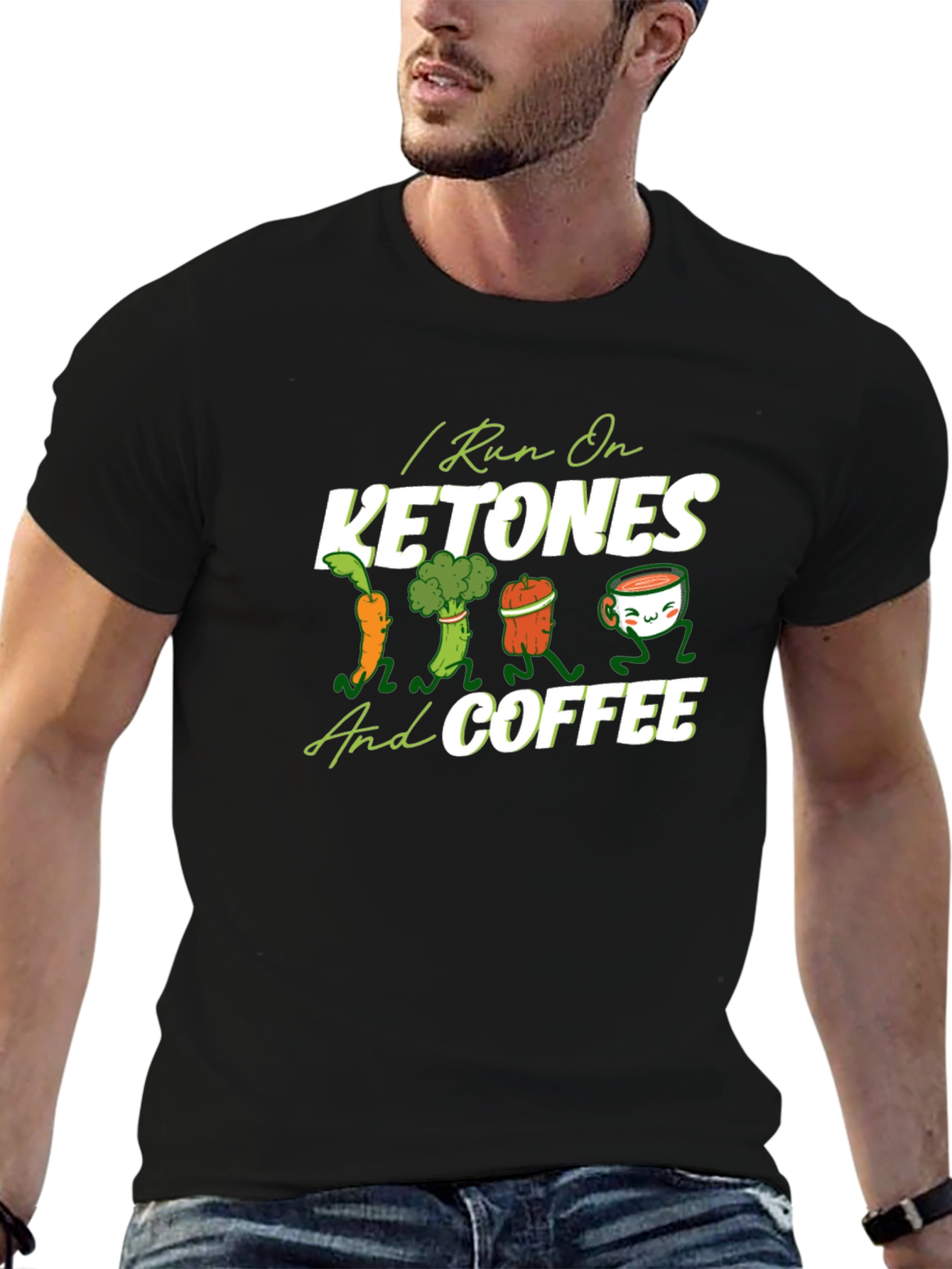 I Run on Ketones and Coffee Graphic Tee