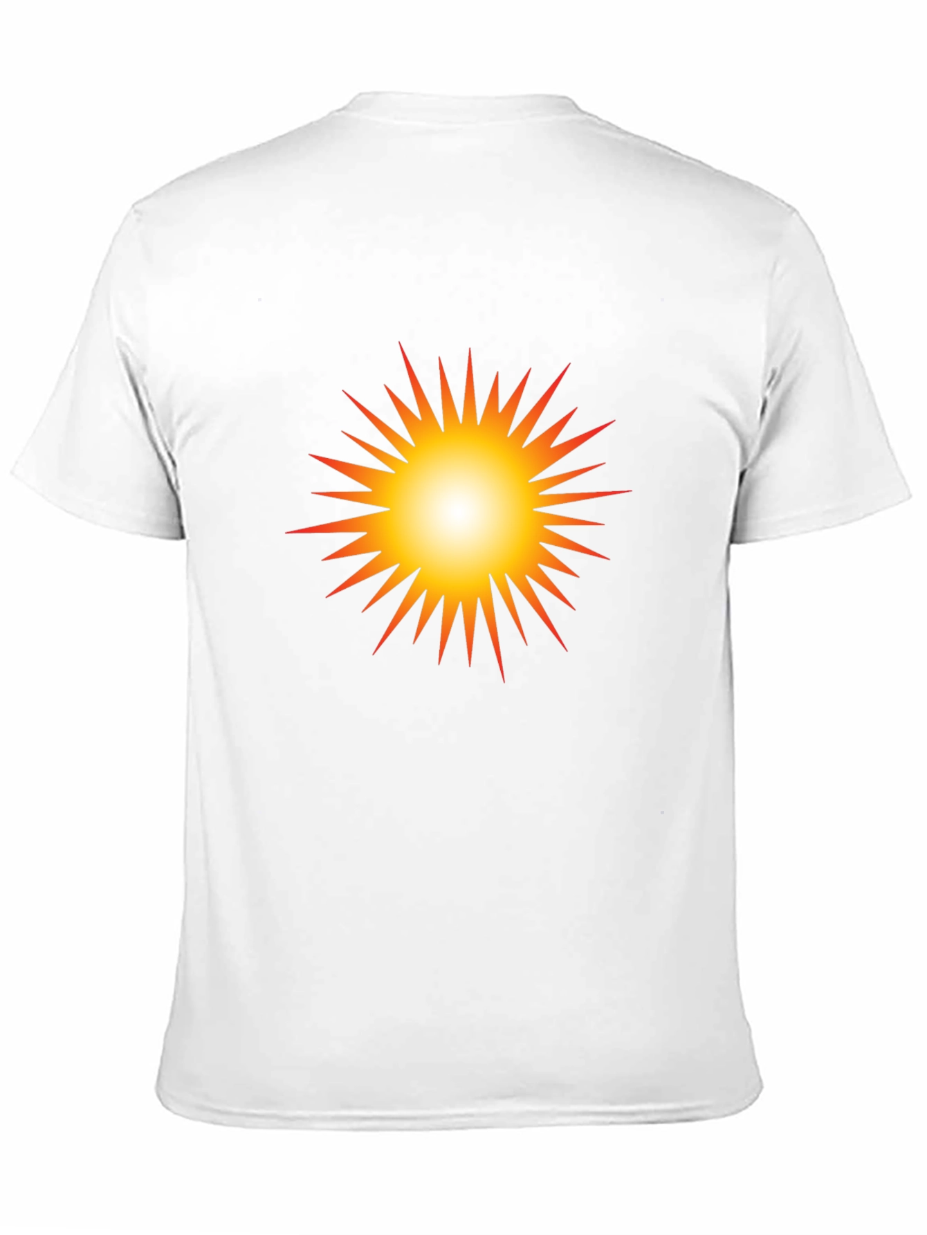 Radiant Sunburst Graphic Black T-Shirt