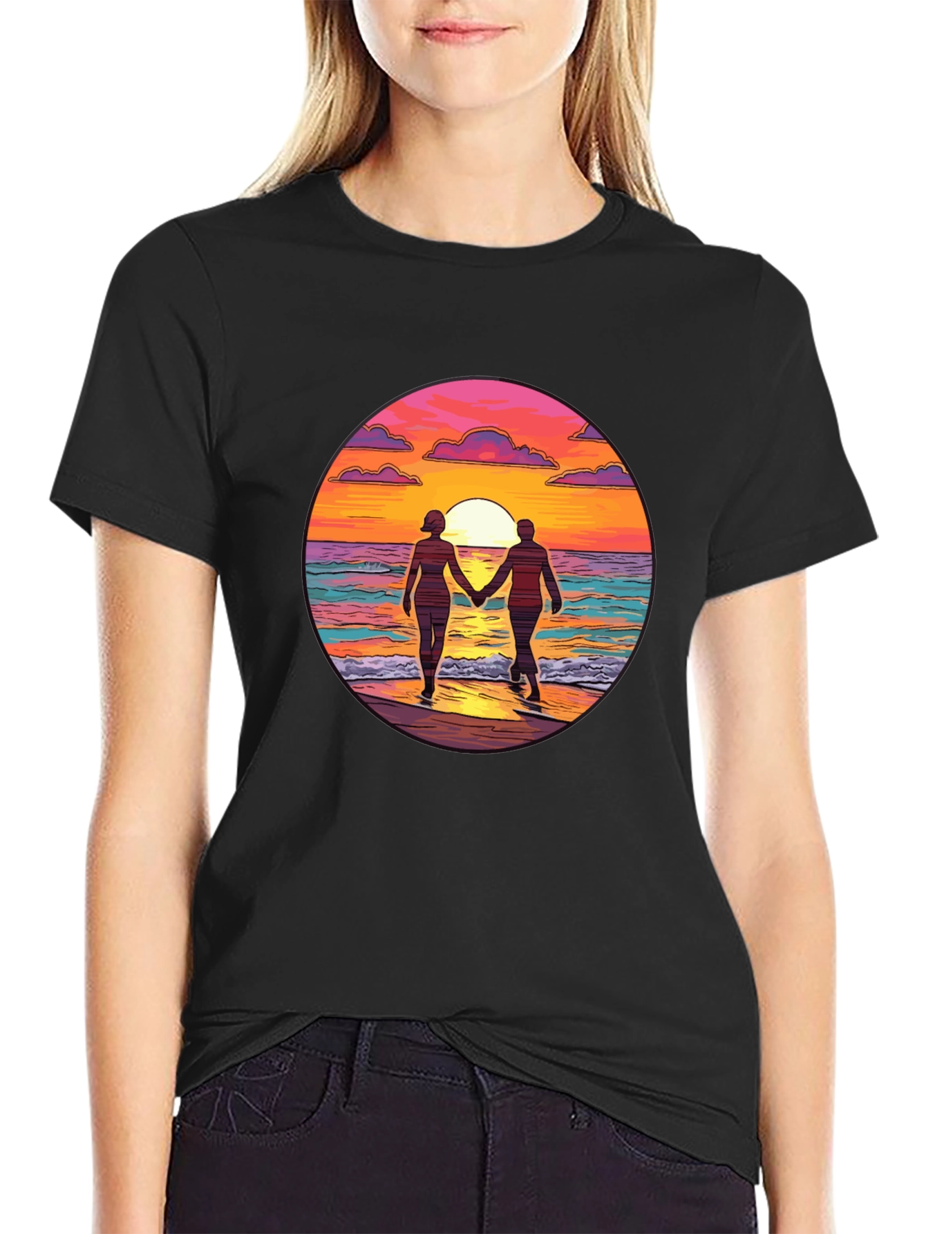 Sunset Romance Graphic Tee