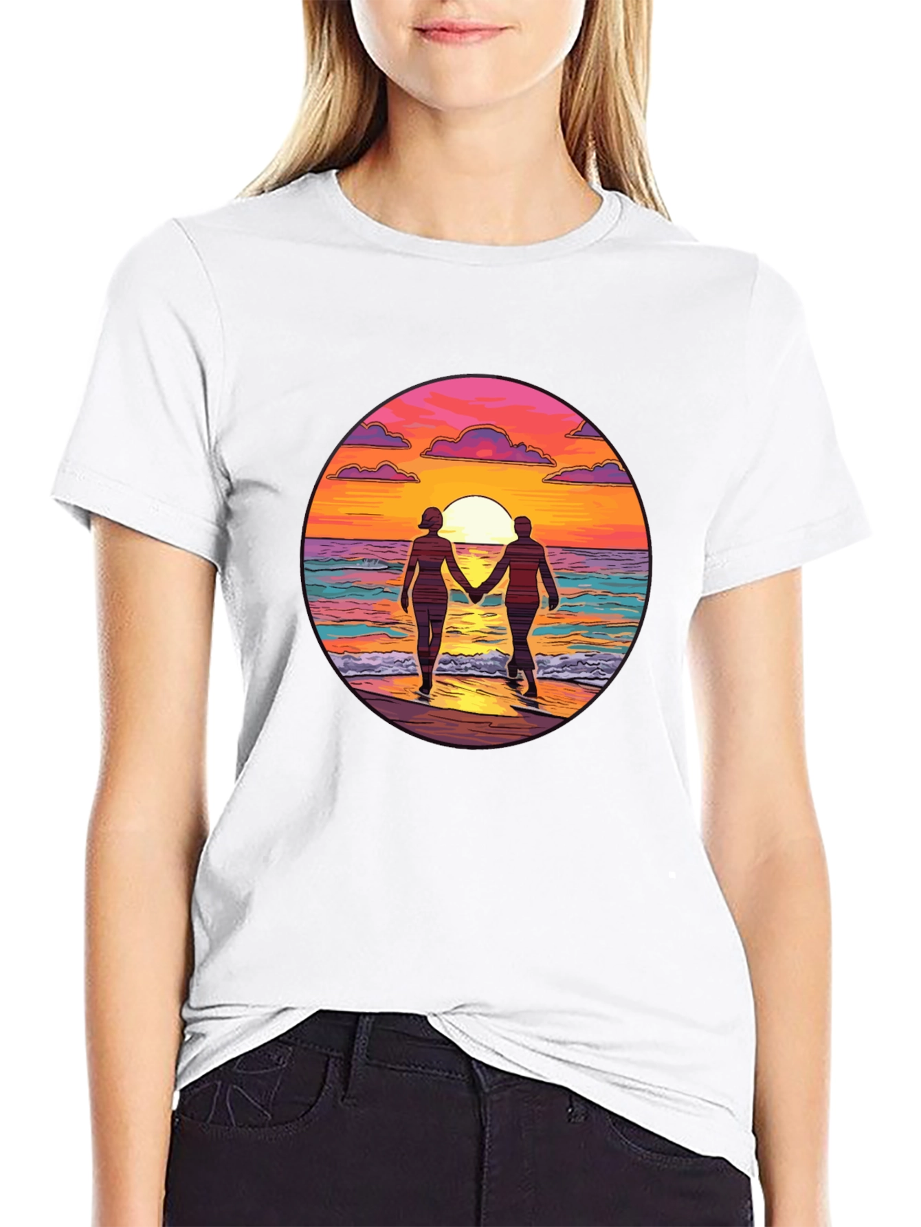 Sunset Romance Graphic Tee