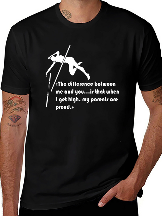 Pole Vaulting Humor Tee - High Achiever Design
