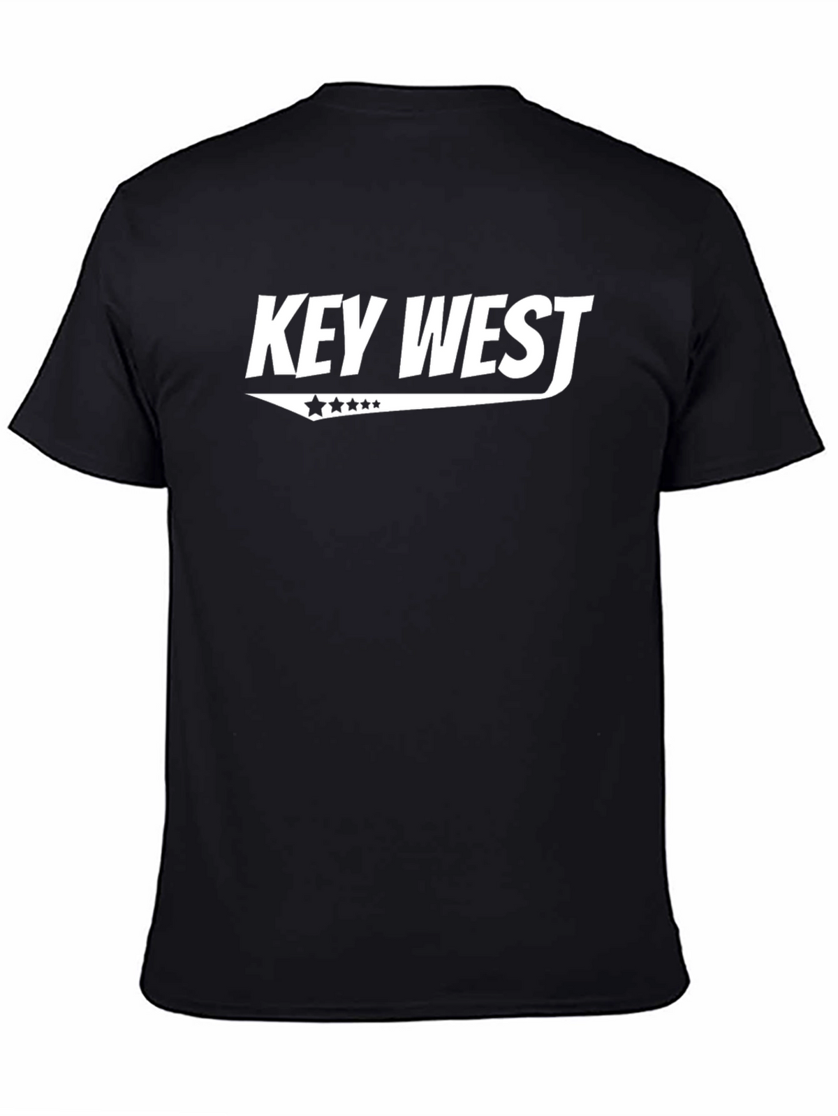 Key West Graphic T-Shirt - Black Cotton Tee