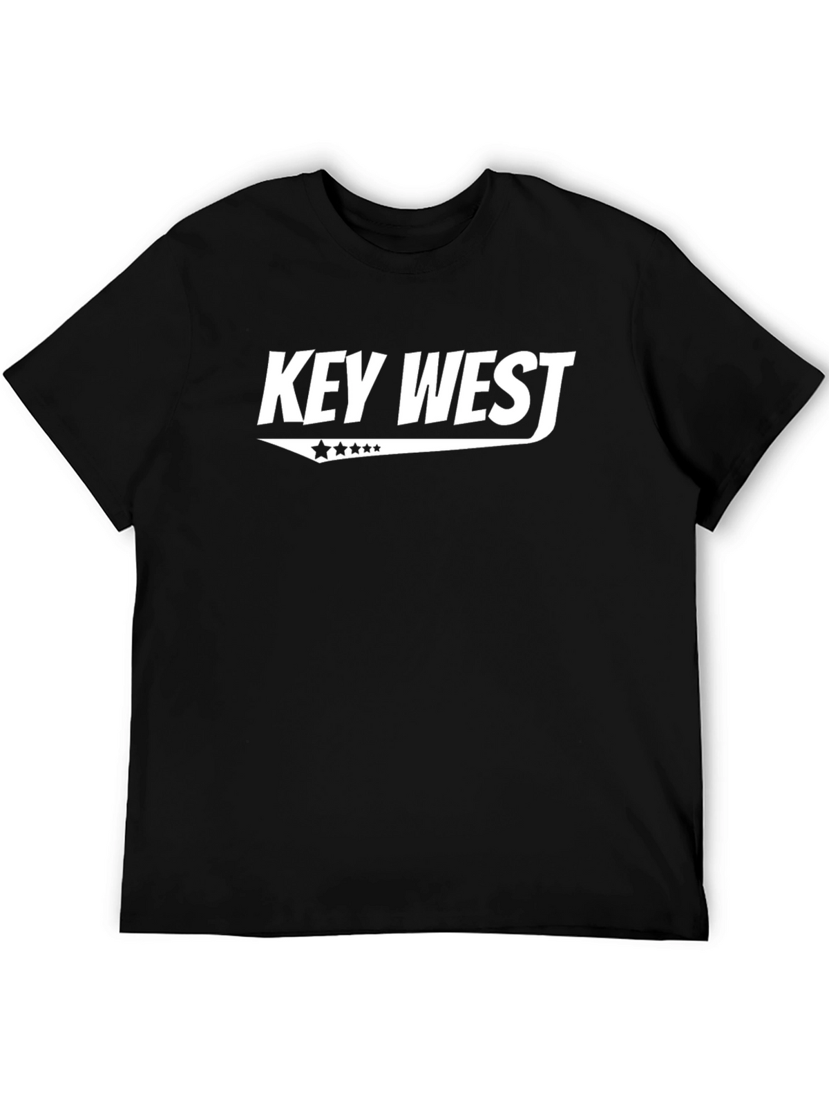 Key West Graphic T-Shirt - Black Cotton Tee