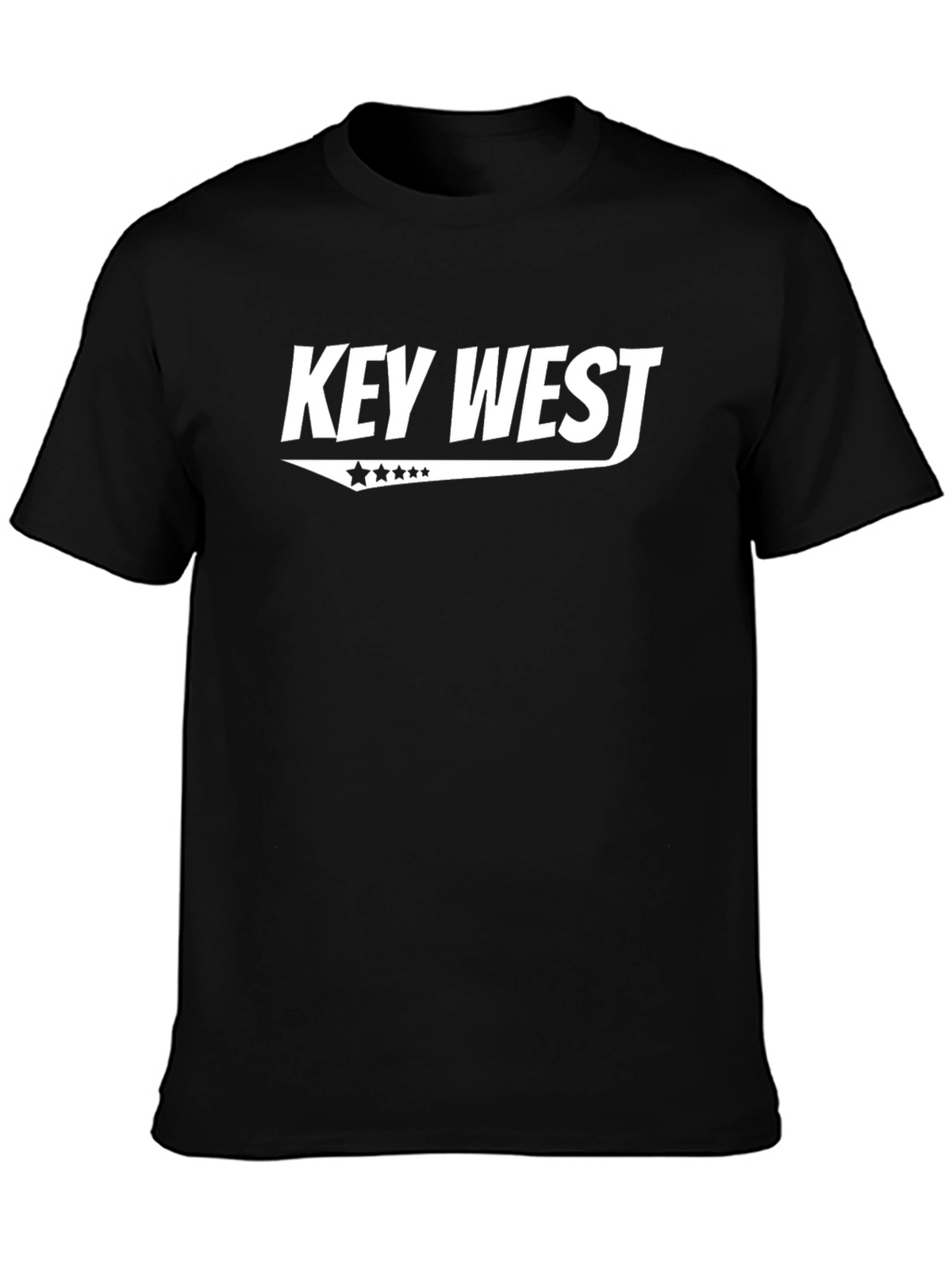 Key West Graphic T-Shirt - Black Cotton Tee