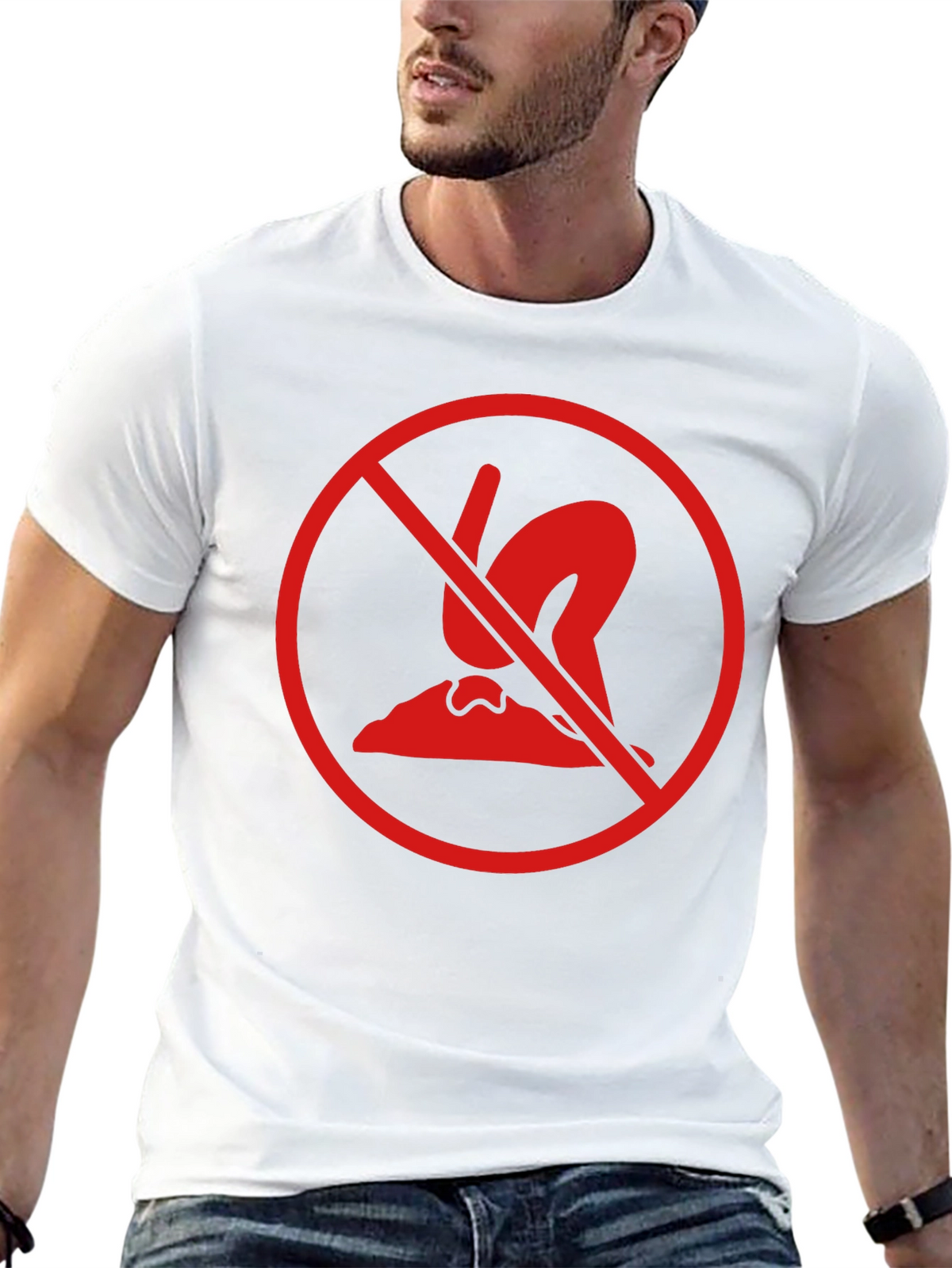 No Worm T-Shirt - Funny Joke Tee