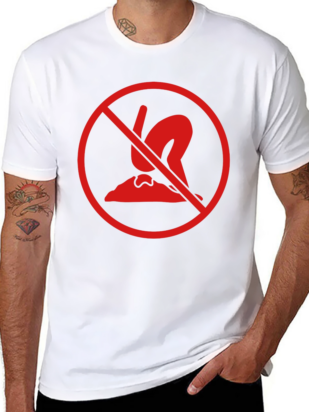 No Worm T-Shirt - Funny Joke Tee