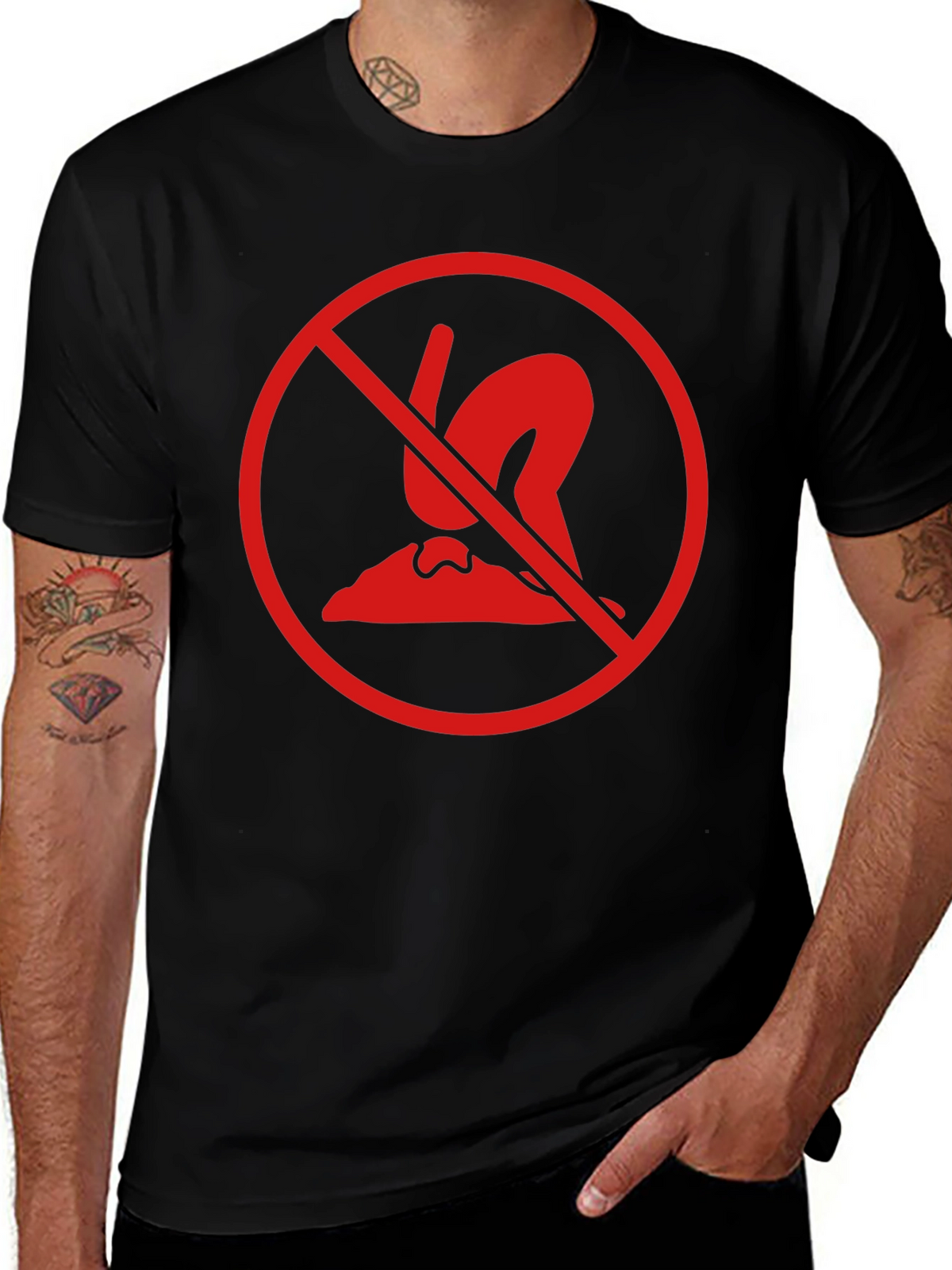 No Worm T-Shirt - Funny Joke Tee