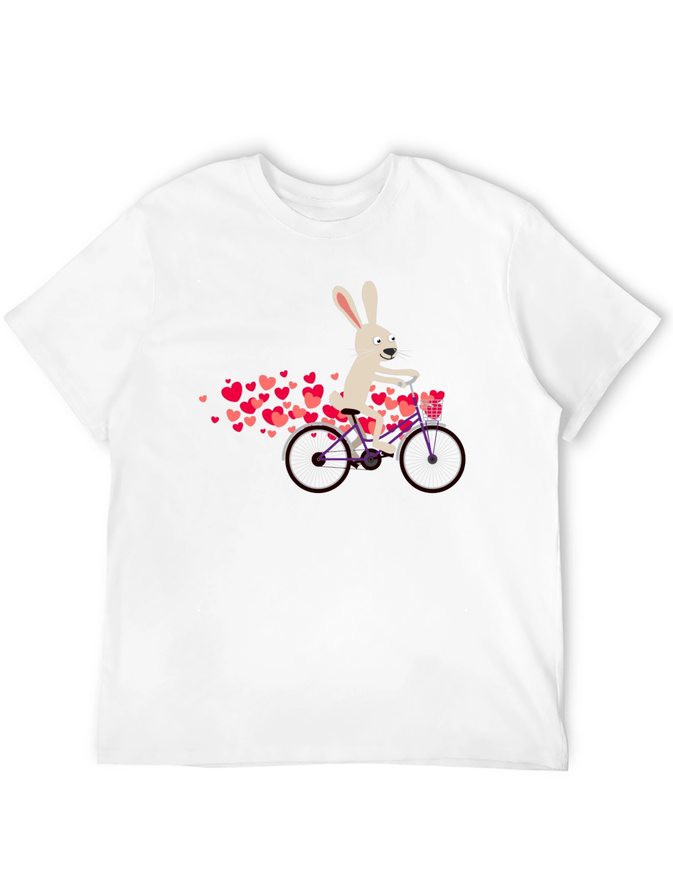 Rabbit on Bicycle T-Shirt