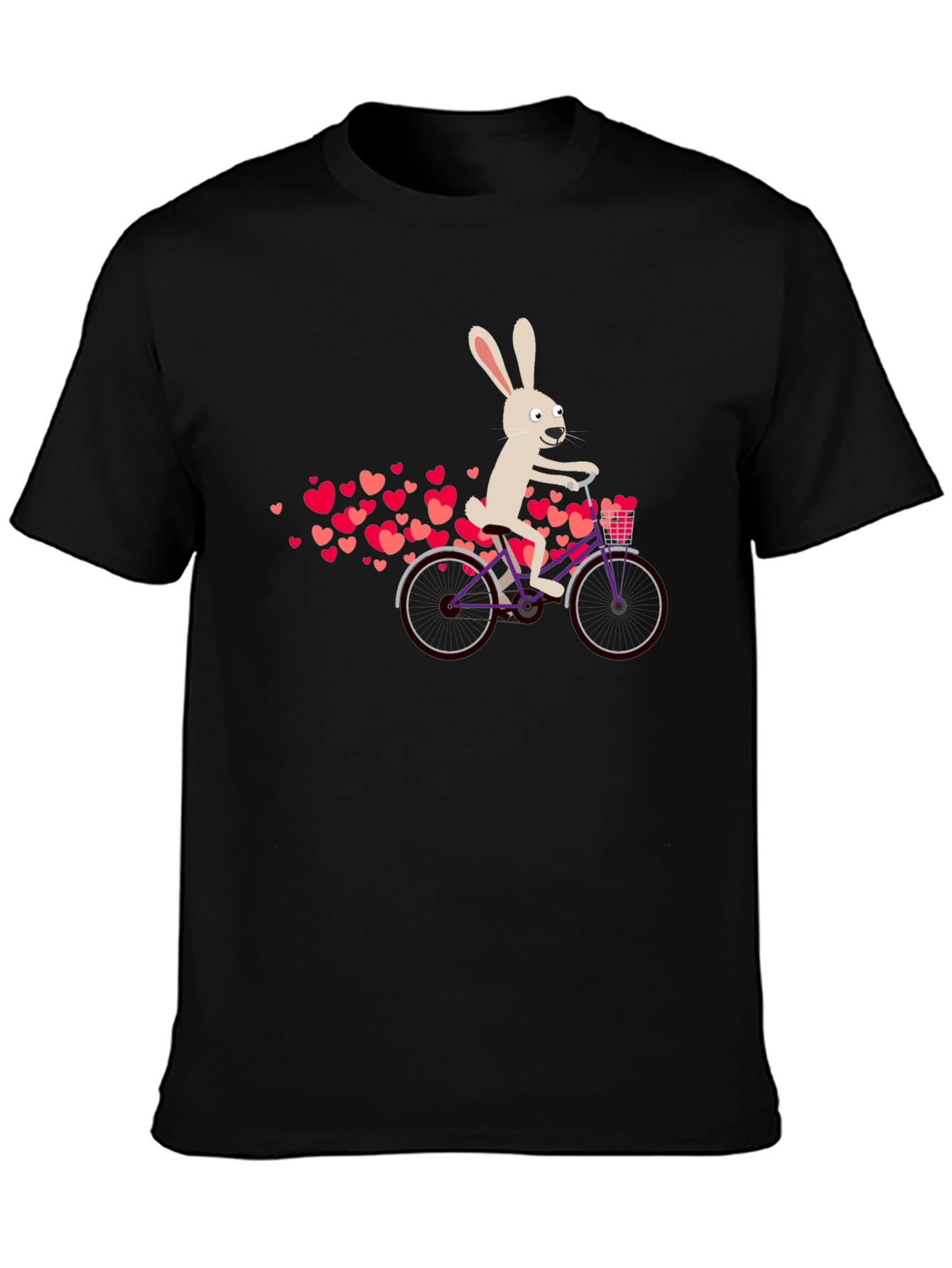 Rabbit on Bicycle T-Shirt