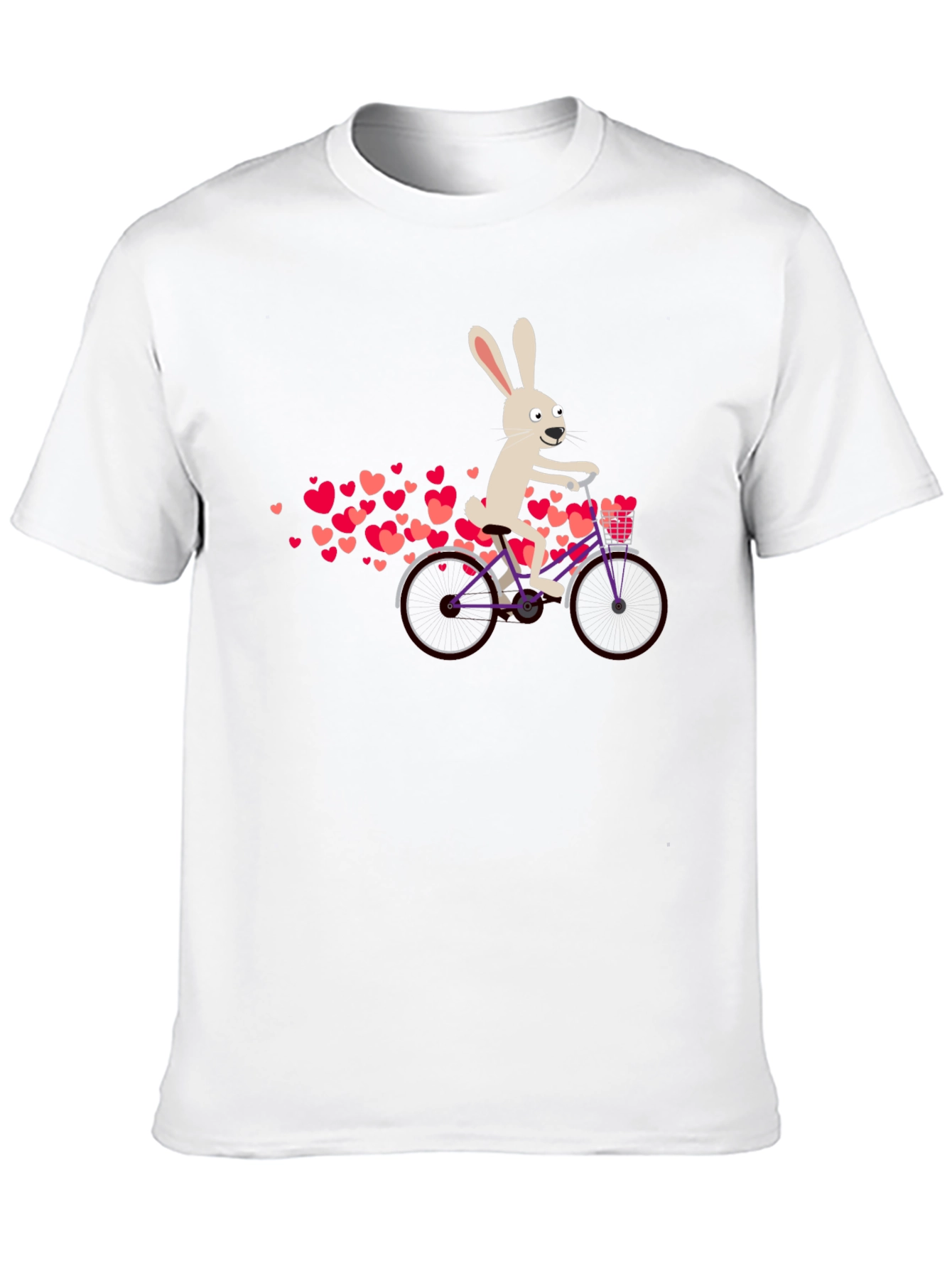 Rabbit on Bicycle T-Shirt
