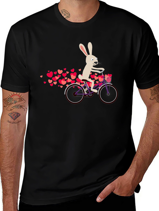 Rabbit on Bicycle T-Shirt