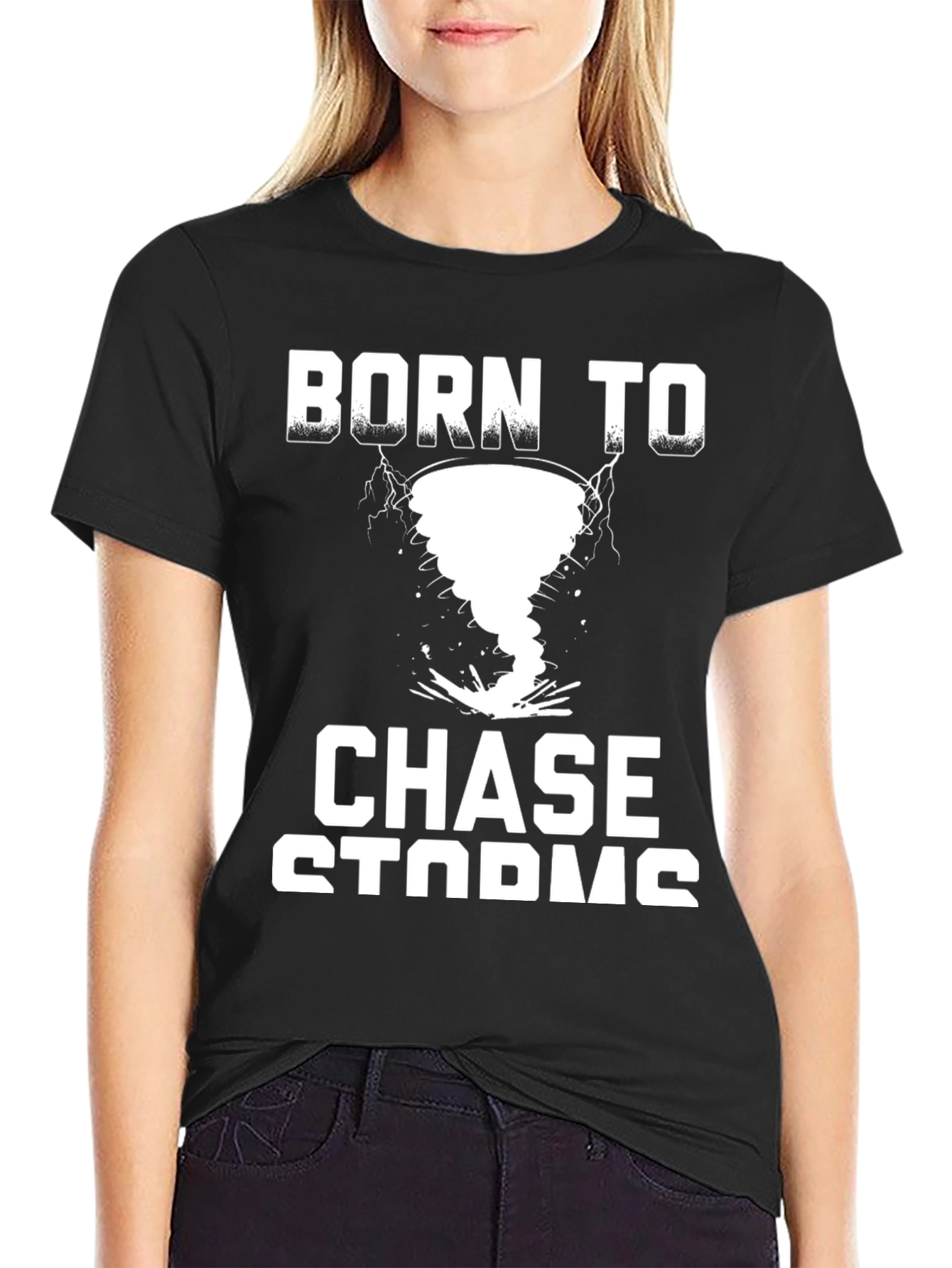 Born to Chase Storms Graphic Tee