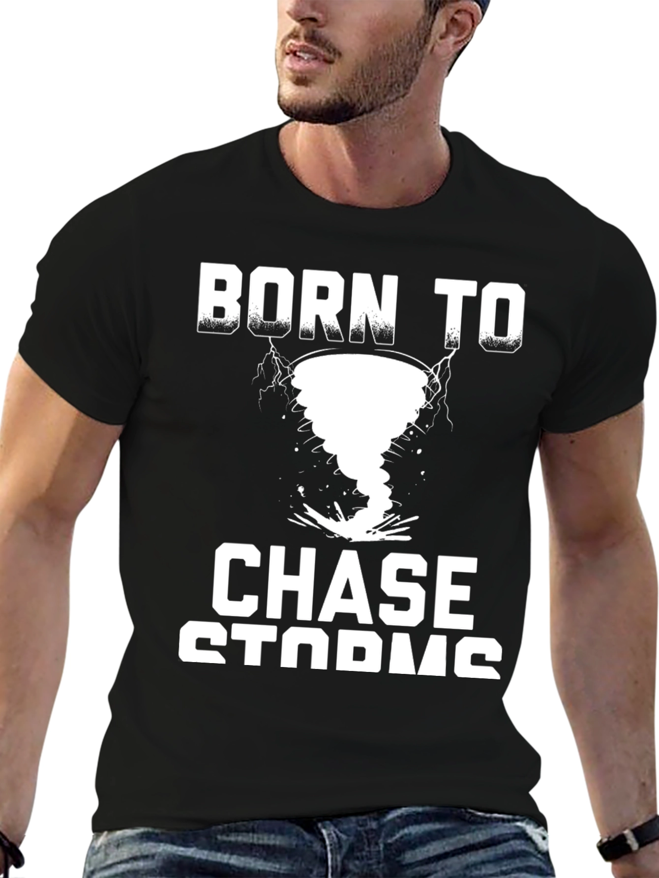 Born to Chase Storms Graphic Tee