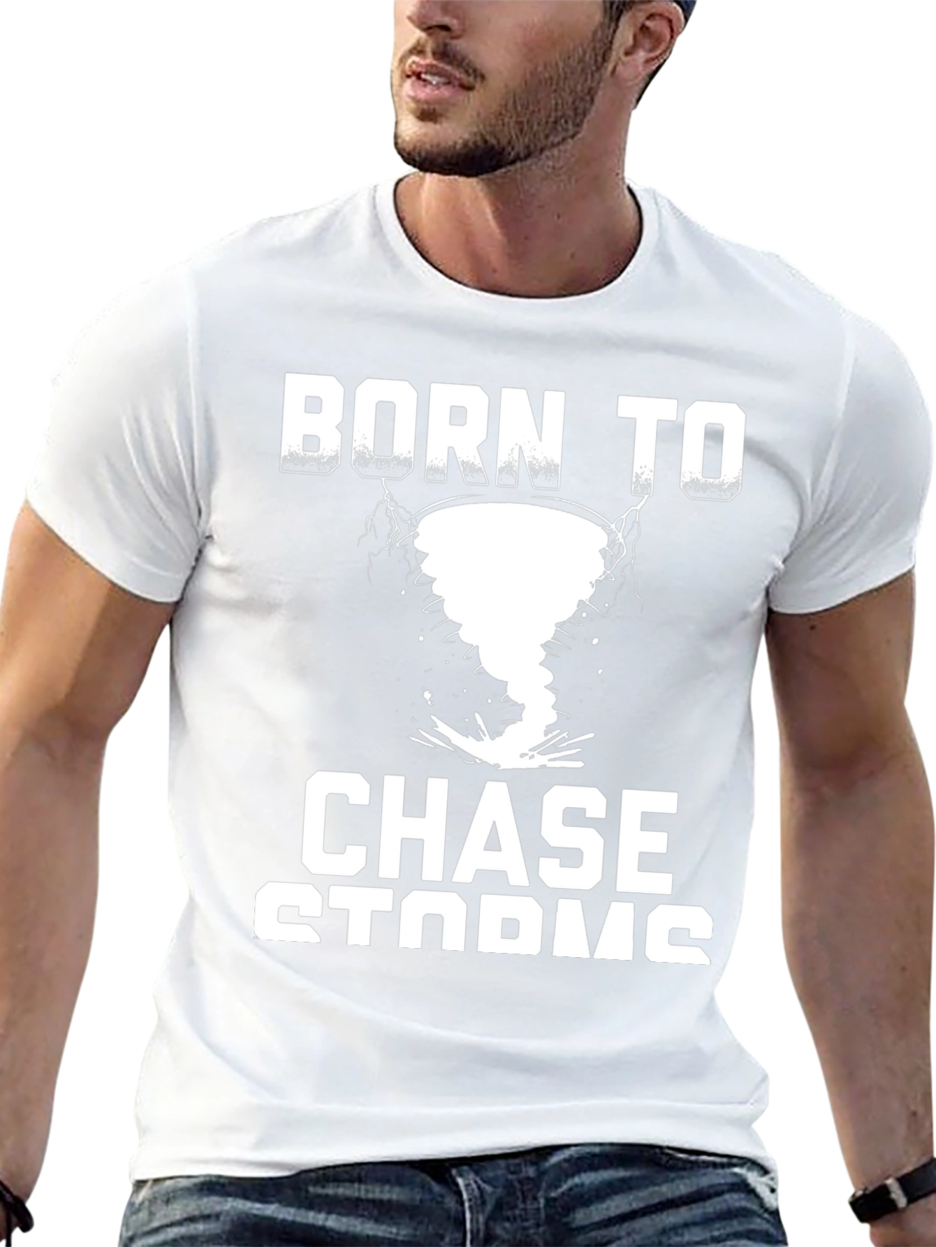 Born to Chase Storms Graphic Tee