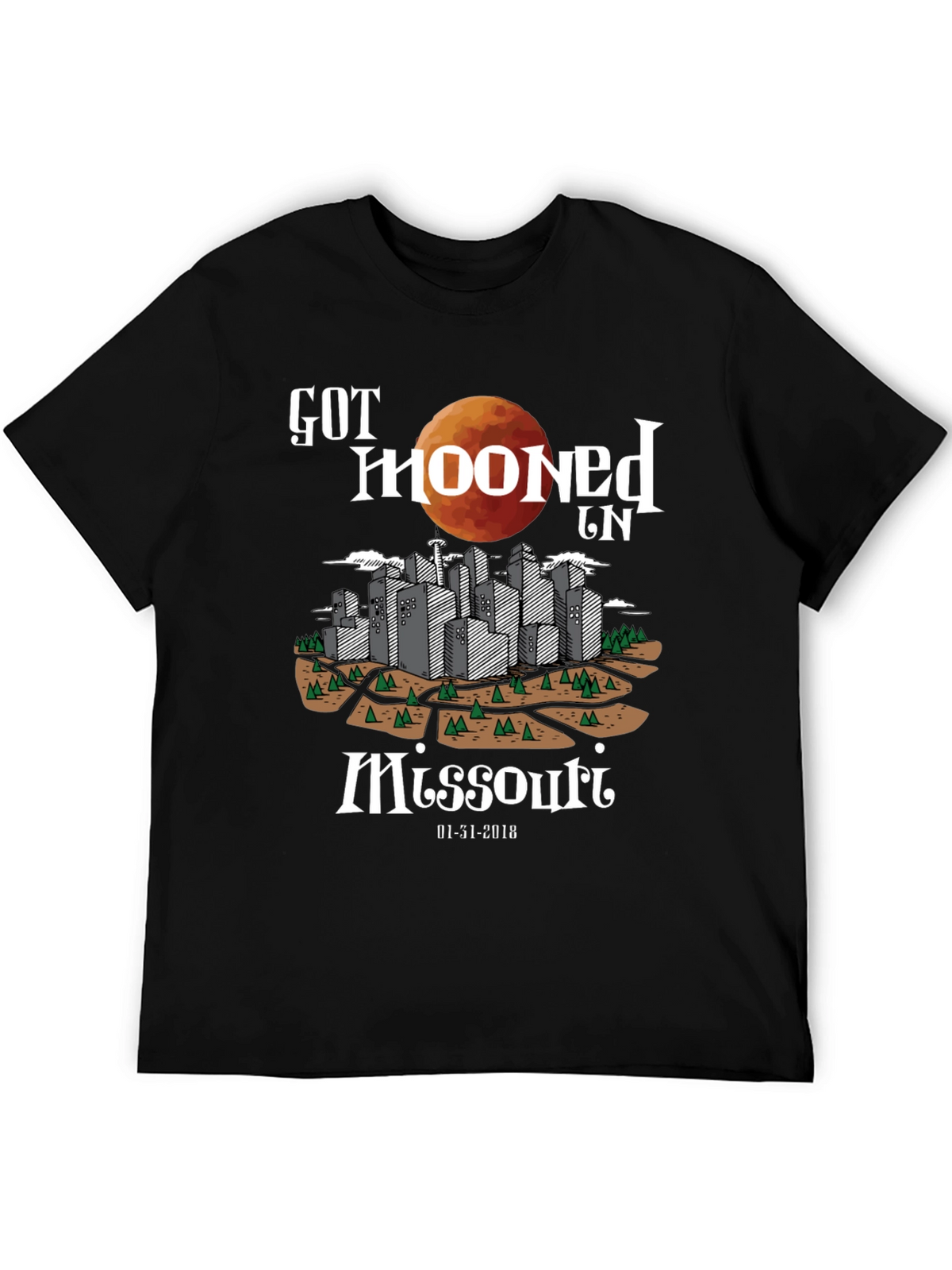 Got Mooned in Missouri Graphic T-Shirt