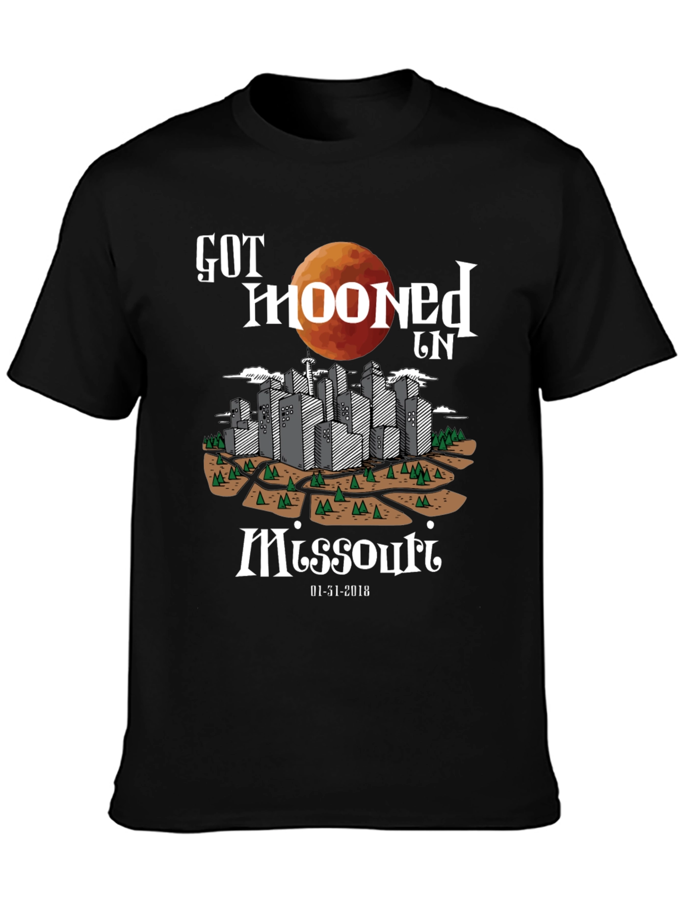 Got Mooned in Missouri Graphic T-Shirt
