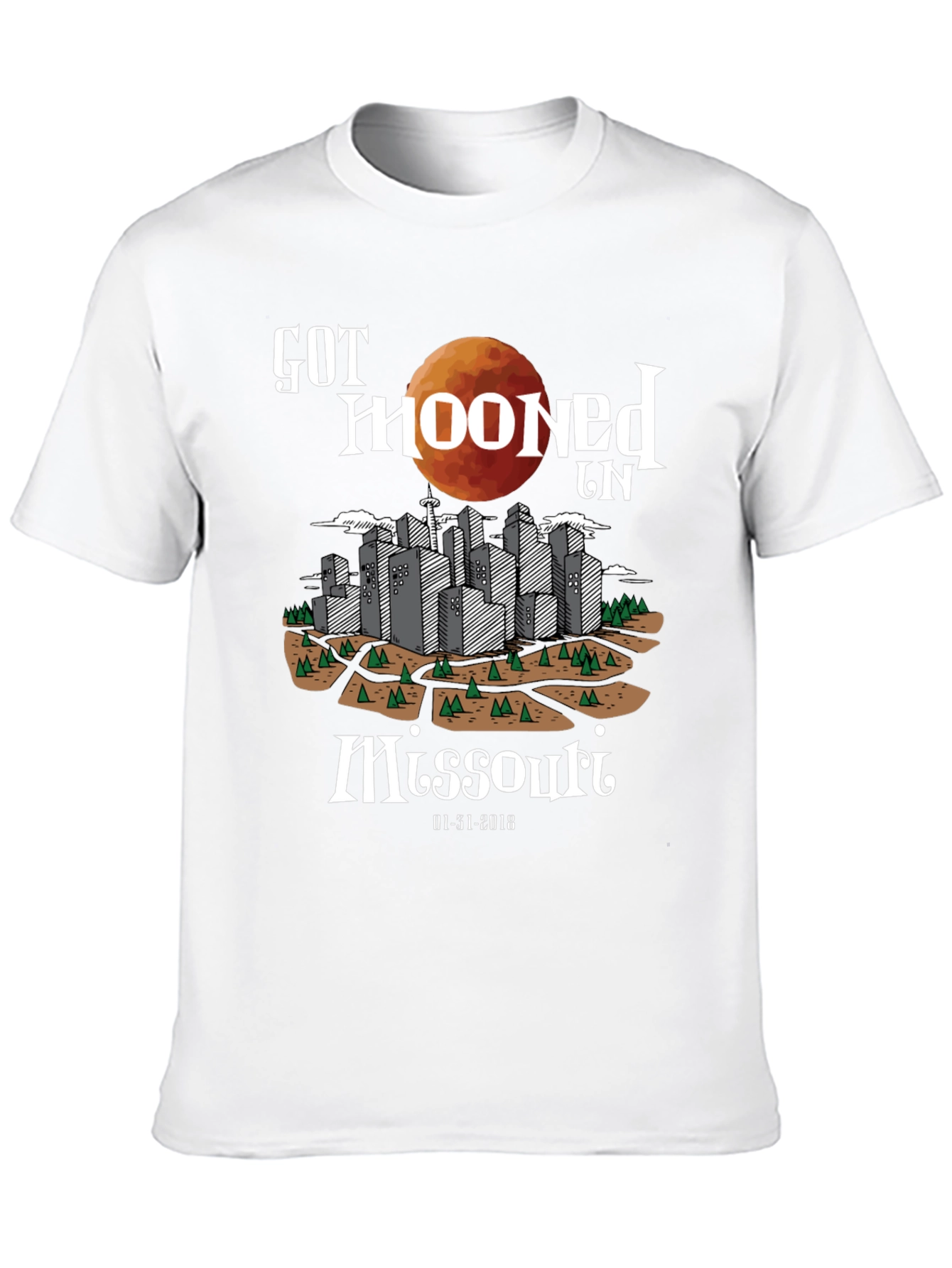 Got Mooned in Missouri Graphic T-Shirt