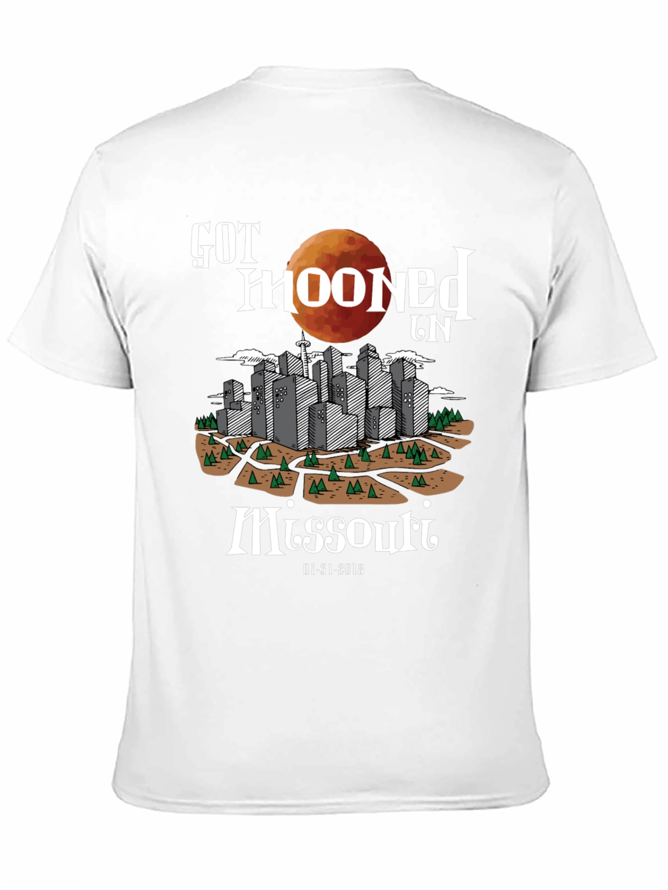 Got Mooned in Missouri Graphic T-Shirt