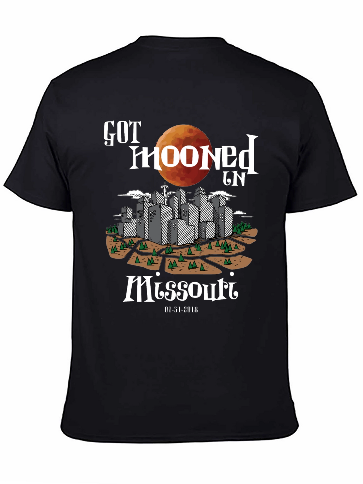 Got Mooned in Missouri Graphic T-Shirt