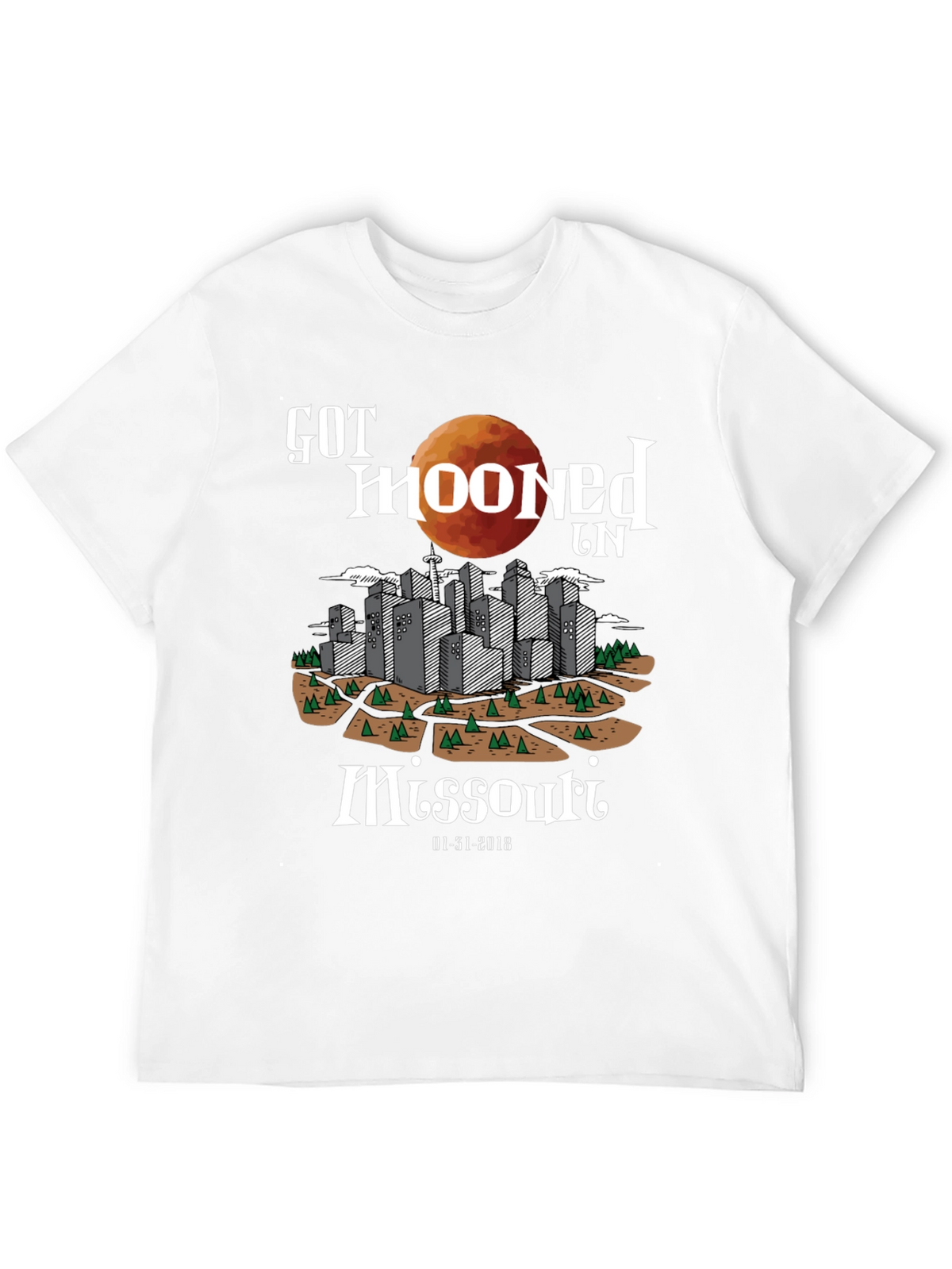 Got Mooned in Missouri Graphic T-Shirt