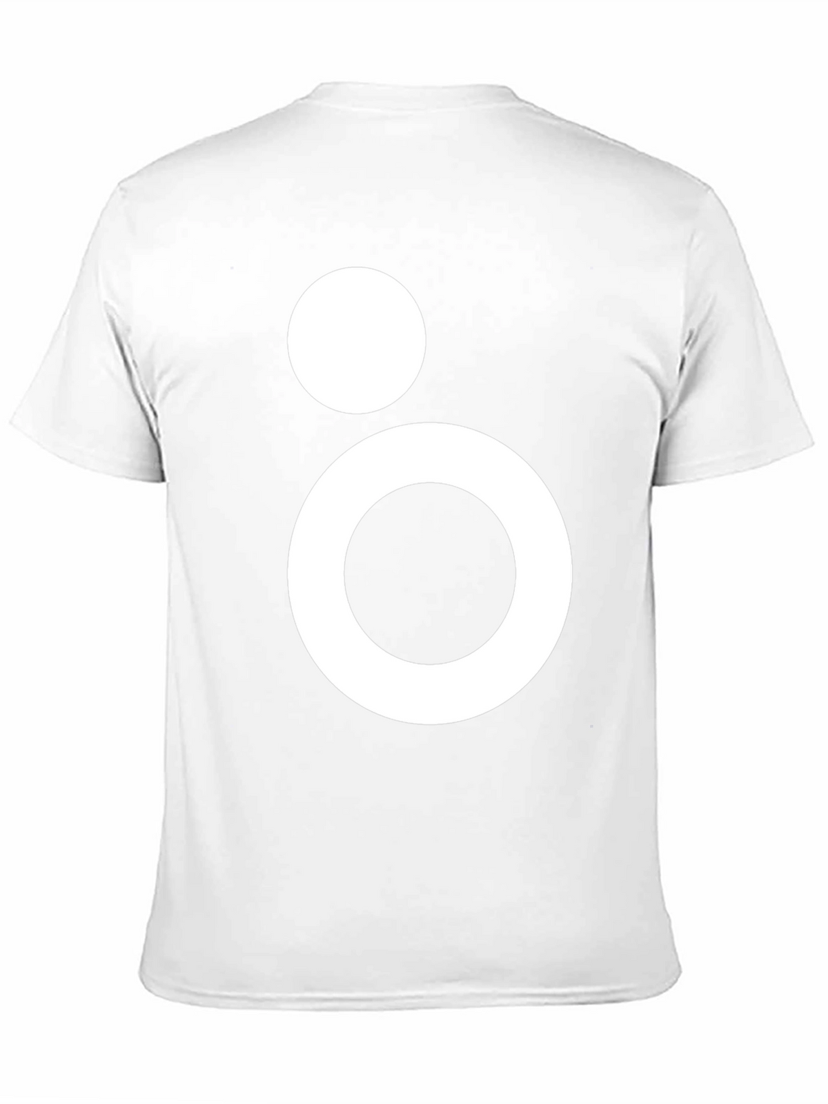 Modern Geometric Graphic Tee - Black Casual T-Shirt