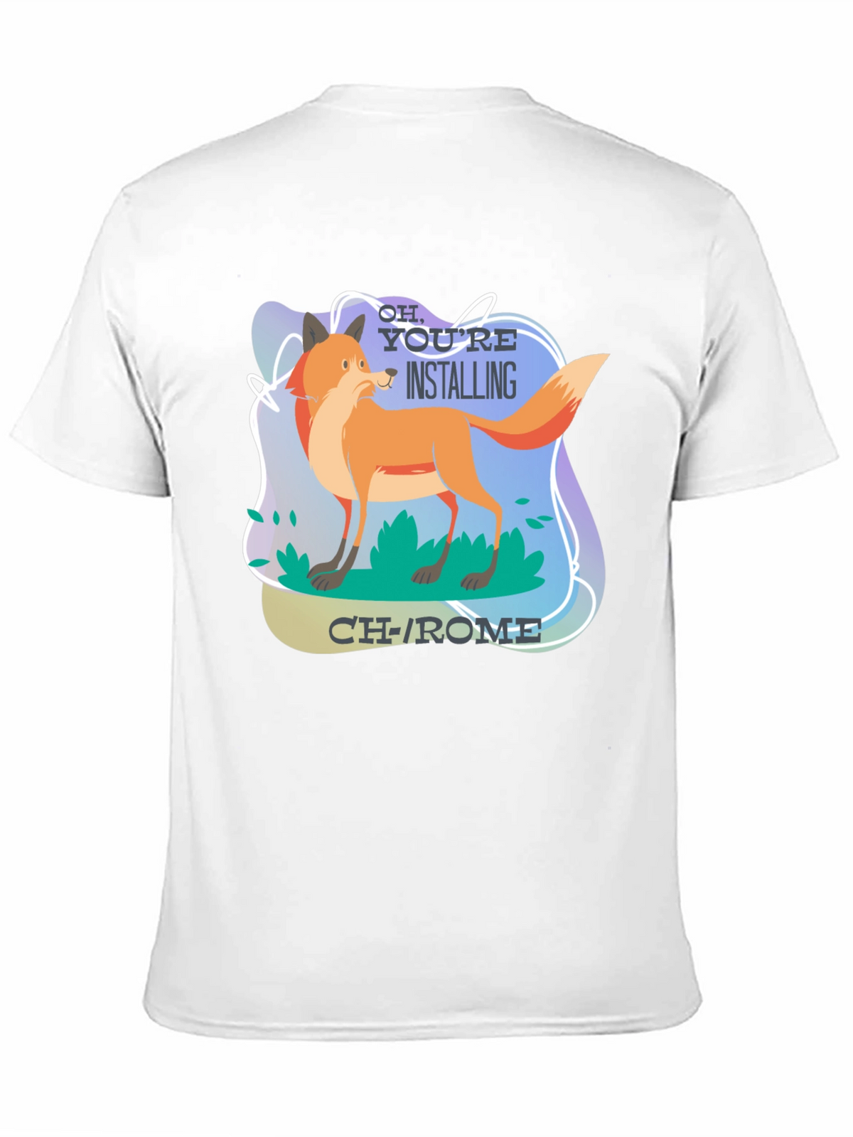 Funny Fox Installing CH-ROME T-Shirt