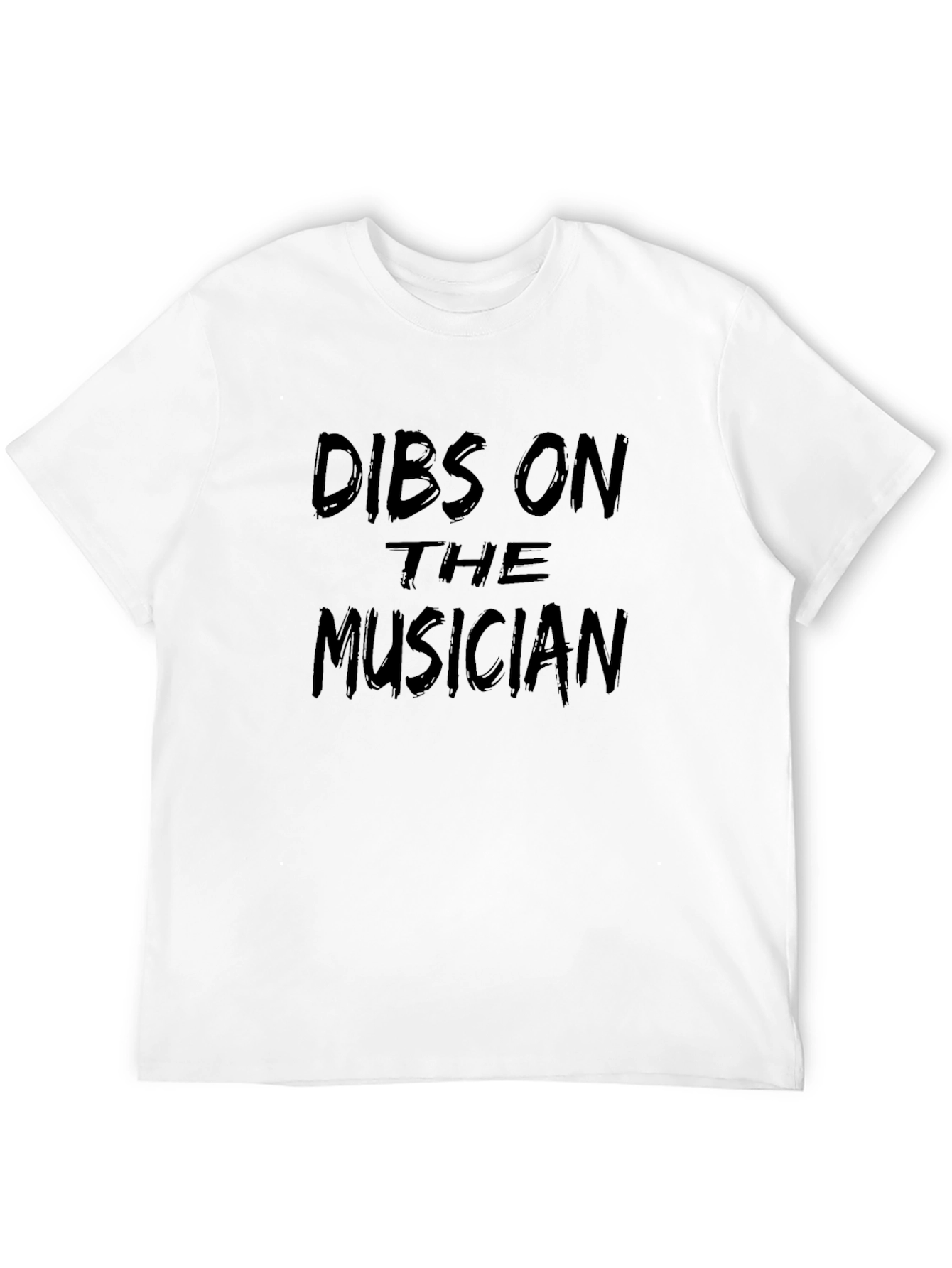 Dibs On The Musician Graphic Tee - Black
