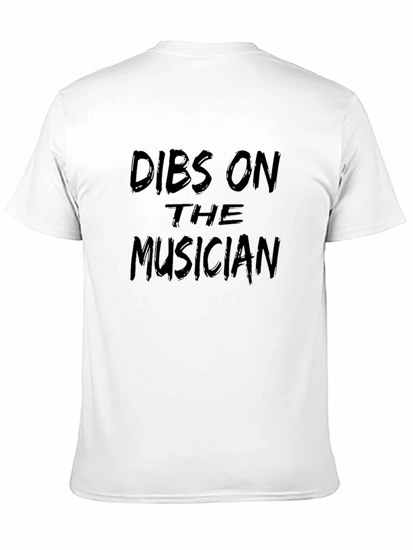 Dibs On The Musician Graphic Tee - Black