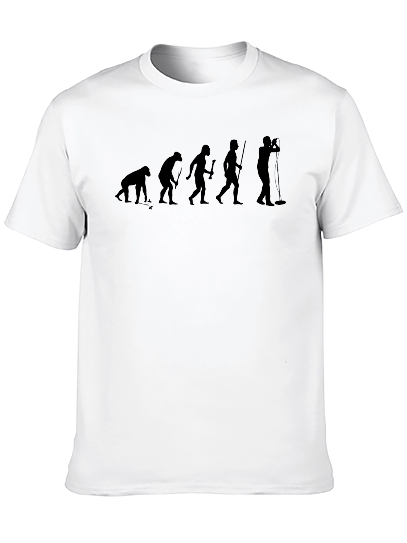 Evolution of Singer Black T-Shirt