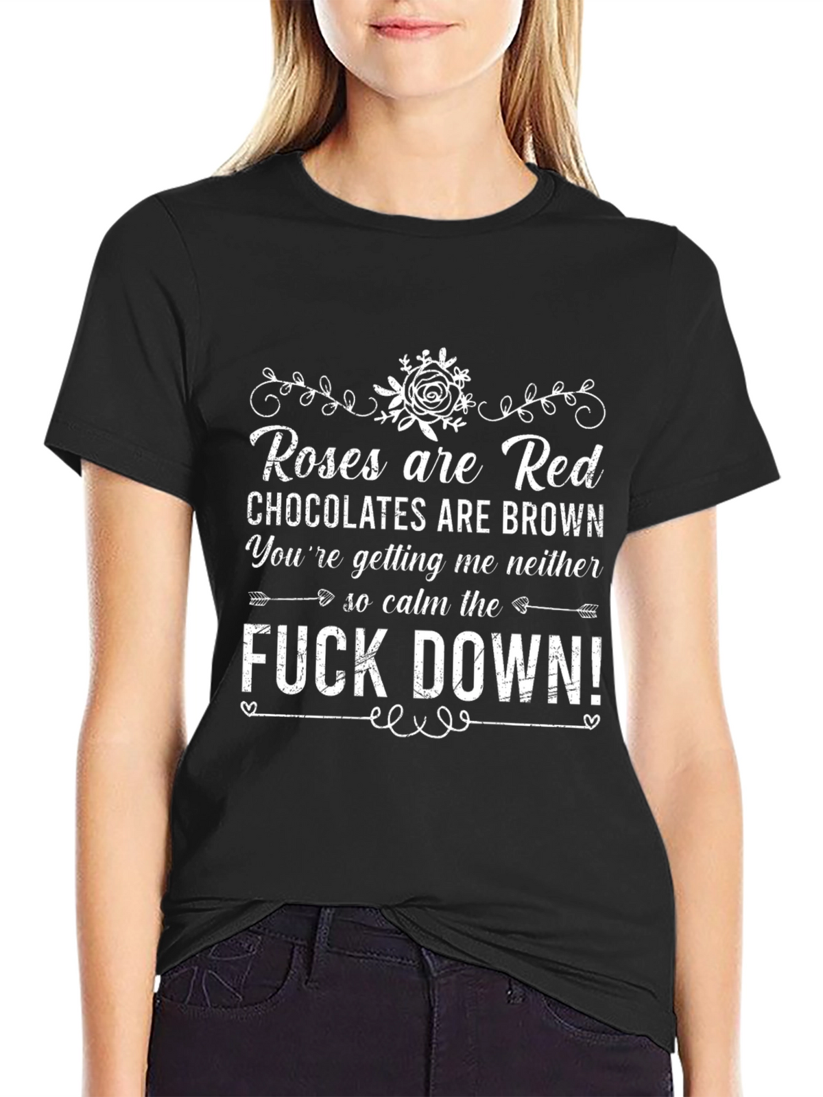 Roses Are Red T-Shirt - Funny Sarcastic Tee