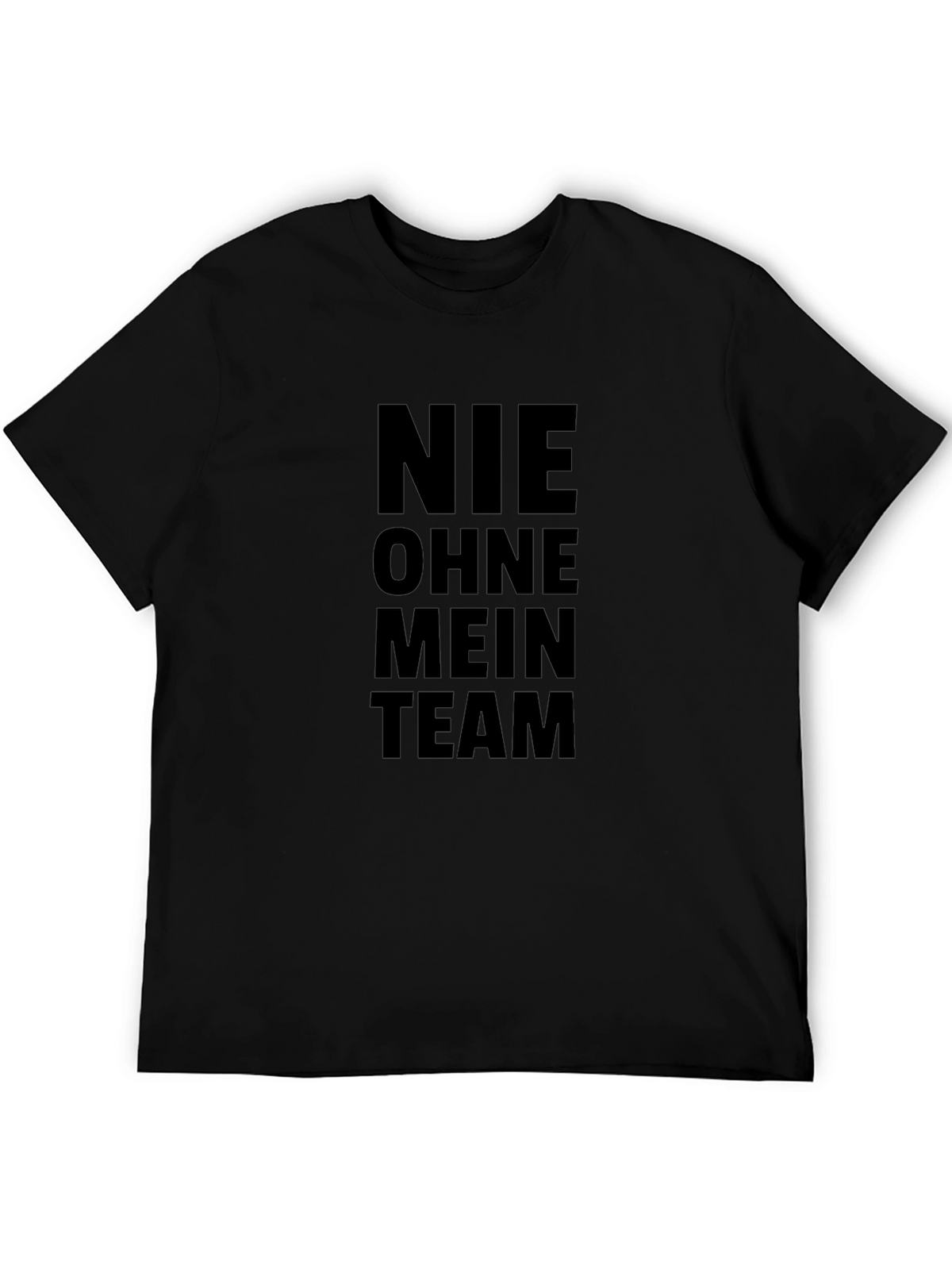 Nie Ohne Mein Team Black Graphic Tee