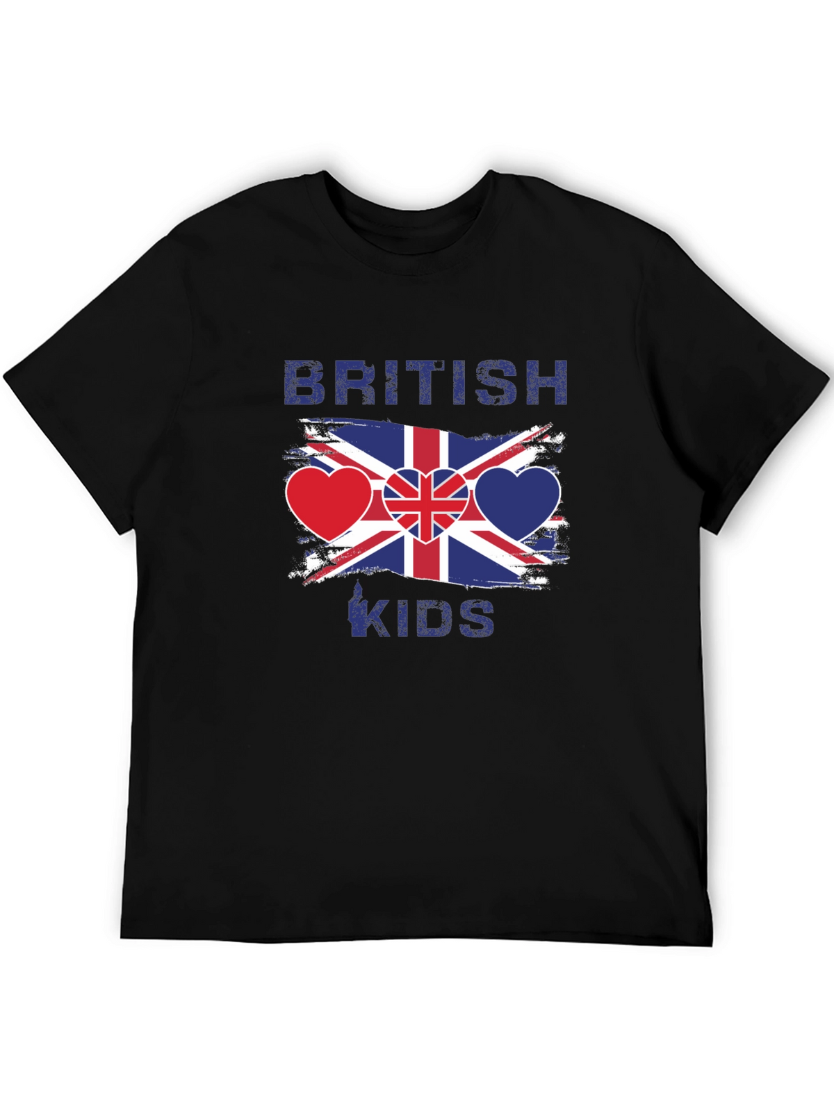 British Kids Flag Heart T-Shirt
