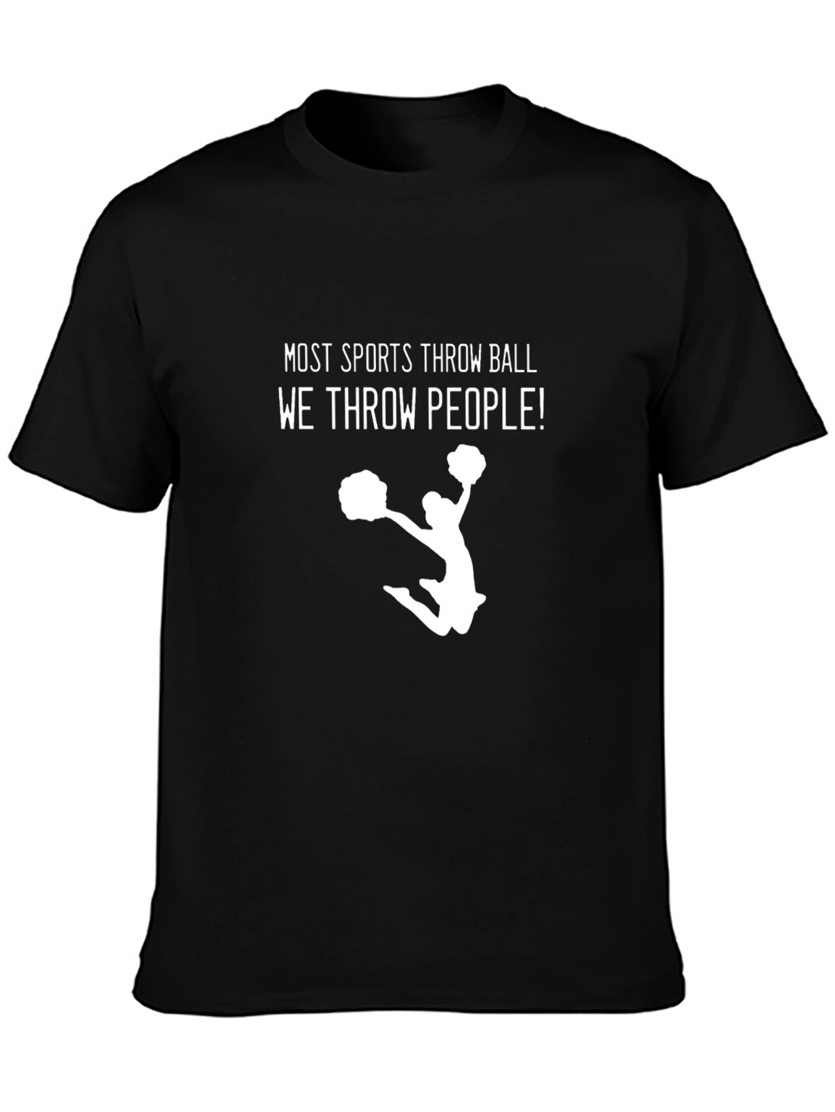 Cheerleader Throw People Graphic Tee