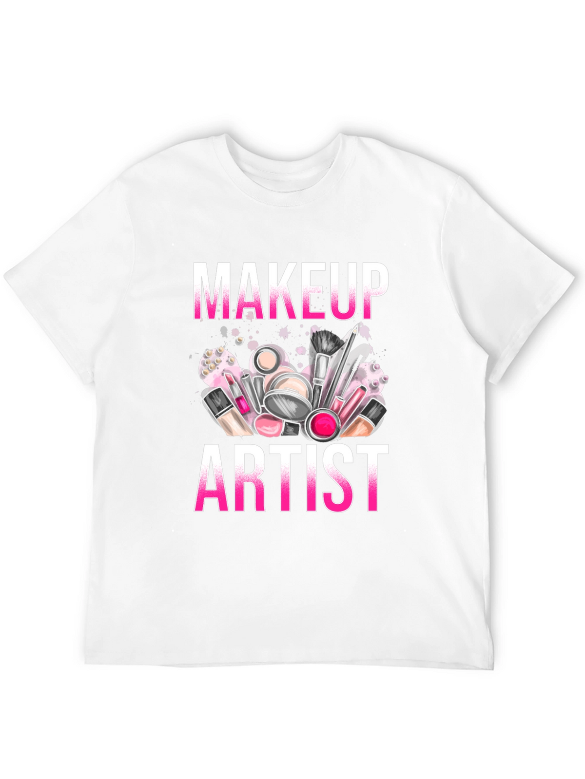 Makeup Artist T-Shirt - Cosmetic Design Tee