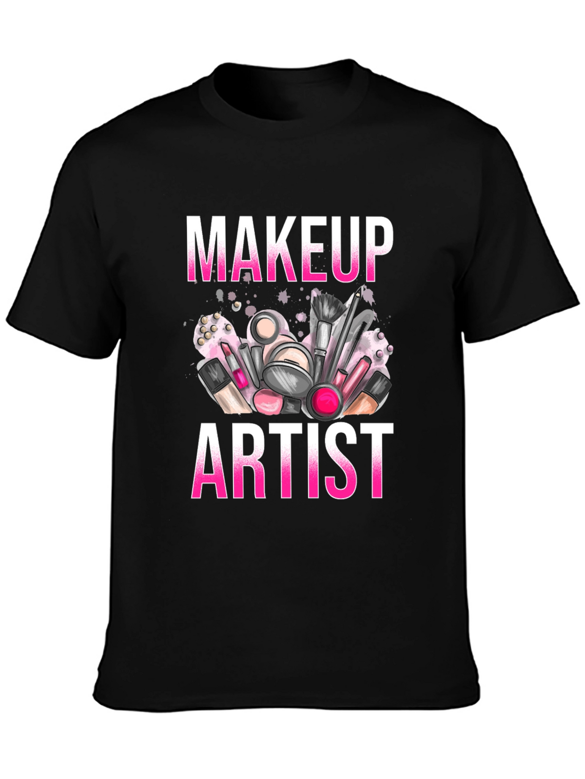 Makeup Artist T-Shirt - Cosmetic Design Tee