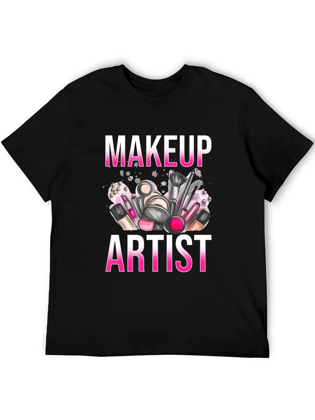 Makeup Artist T-Shirt - Cosmetic Design Tee