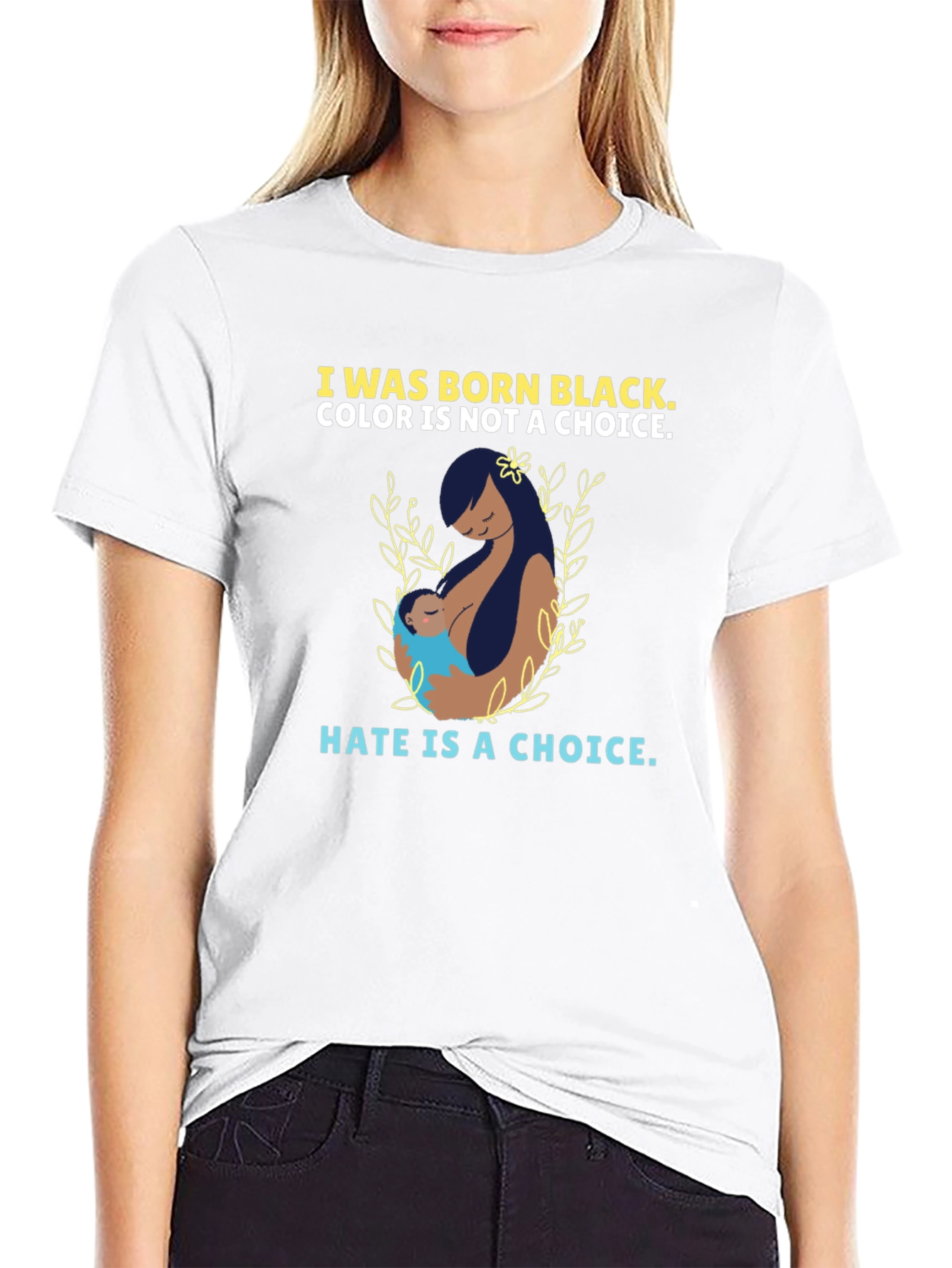 I Was Born Black T-Shirt - Choice
