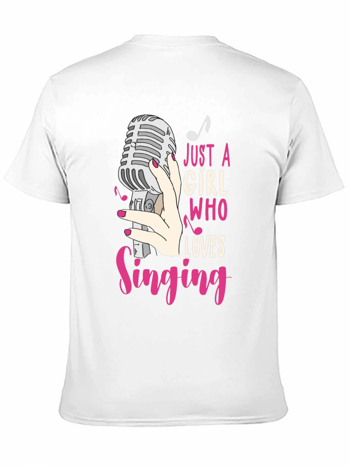 Just A Girl Who Loves Singing T-Shirt
