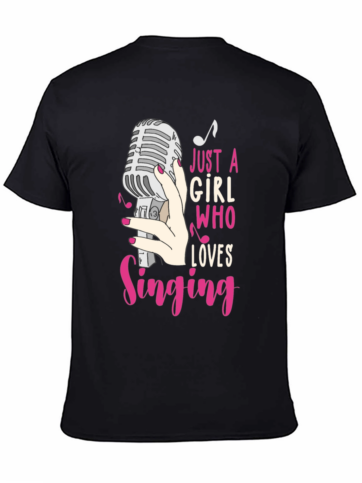 Just A Girl Who Loves Singing T-Shirt