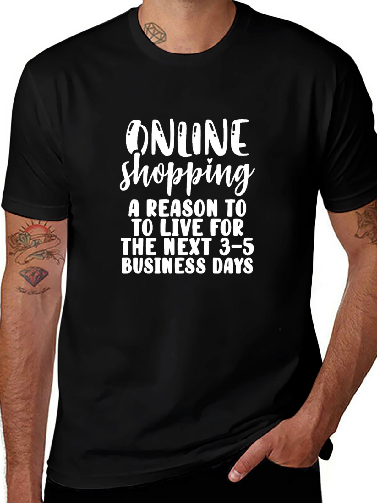 Online Shopping Reason To Live T-Shirt