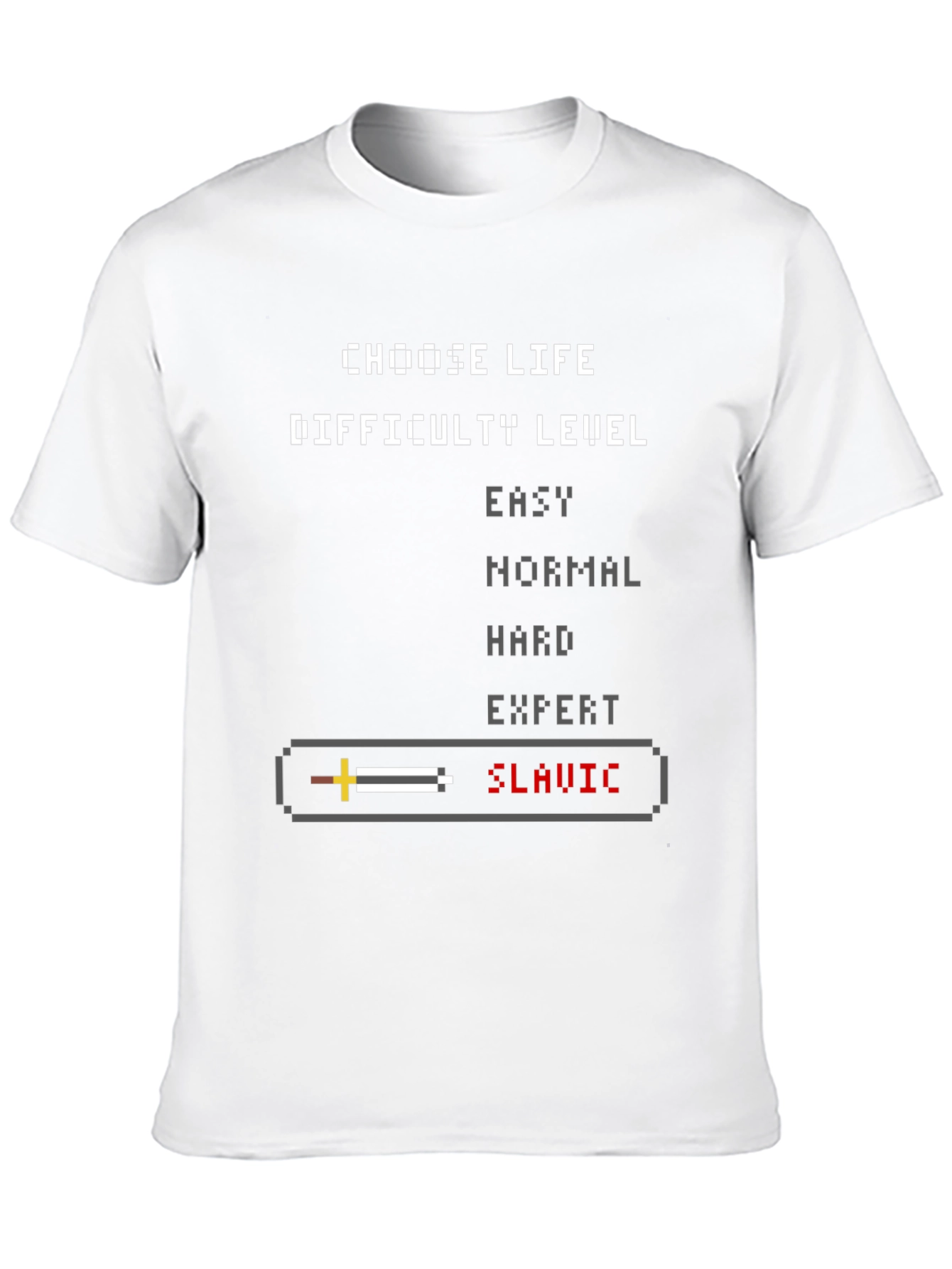 Slavic Difficulty Level Graphic Tee