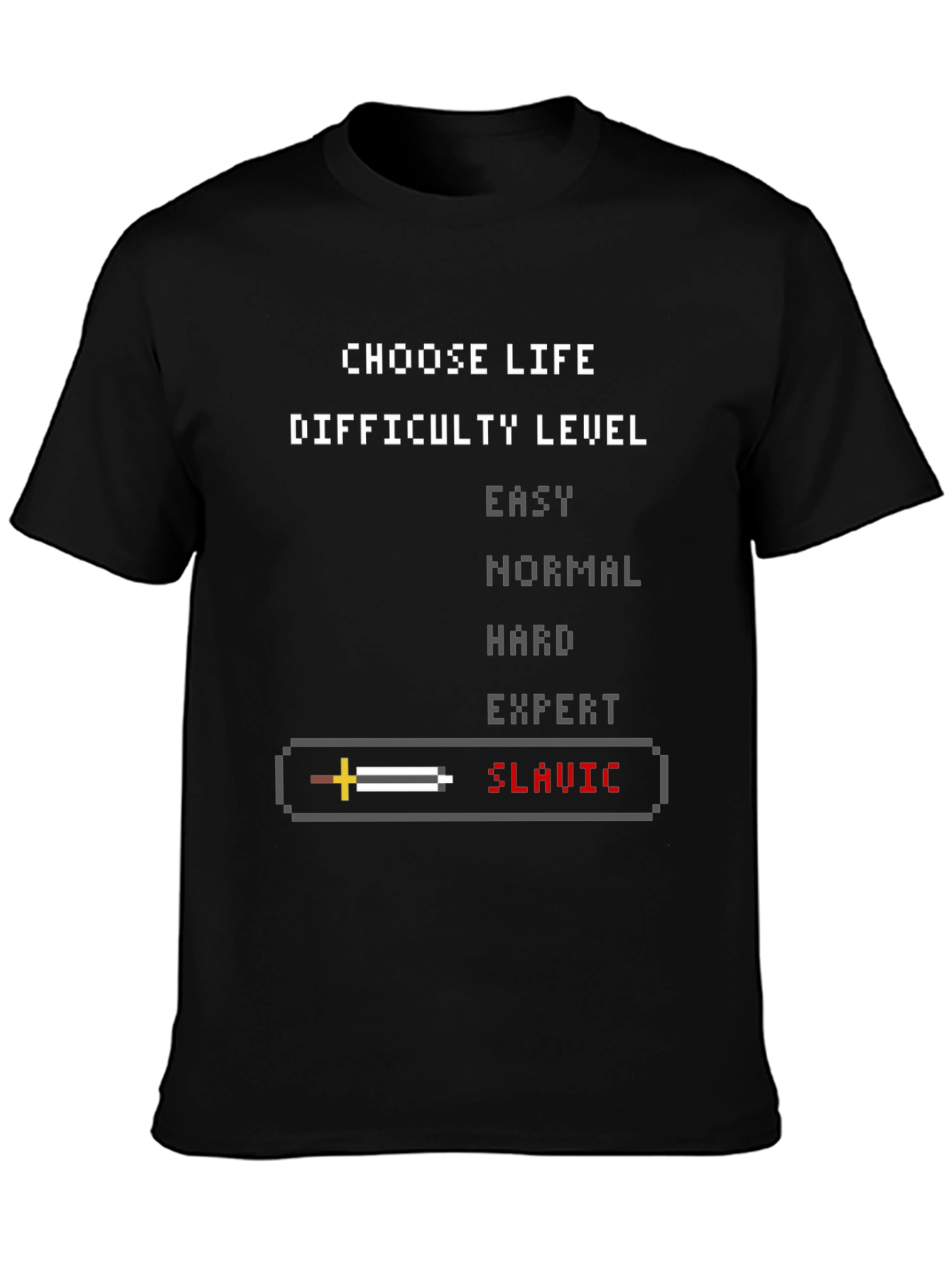 Slavic Difficulty Level Graphic Tee