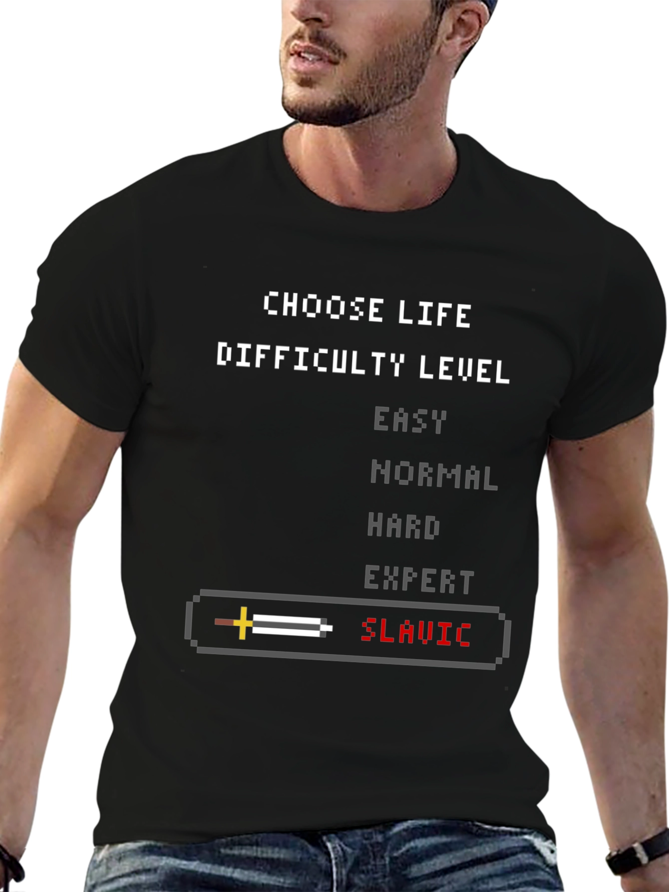 Slavic Difficulty Level Graphic Tee