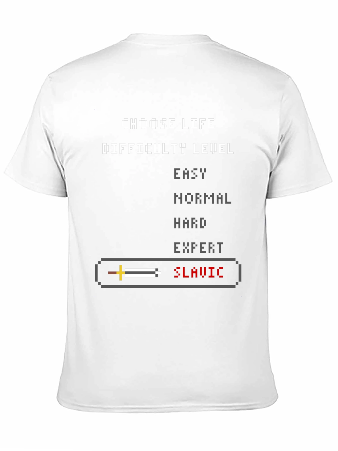 Slavic Difficulty Level Graphic Tee