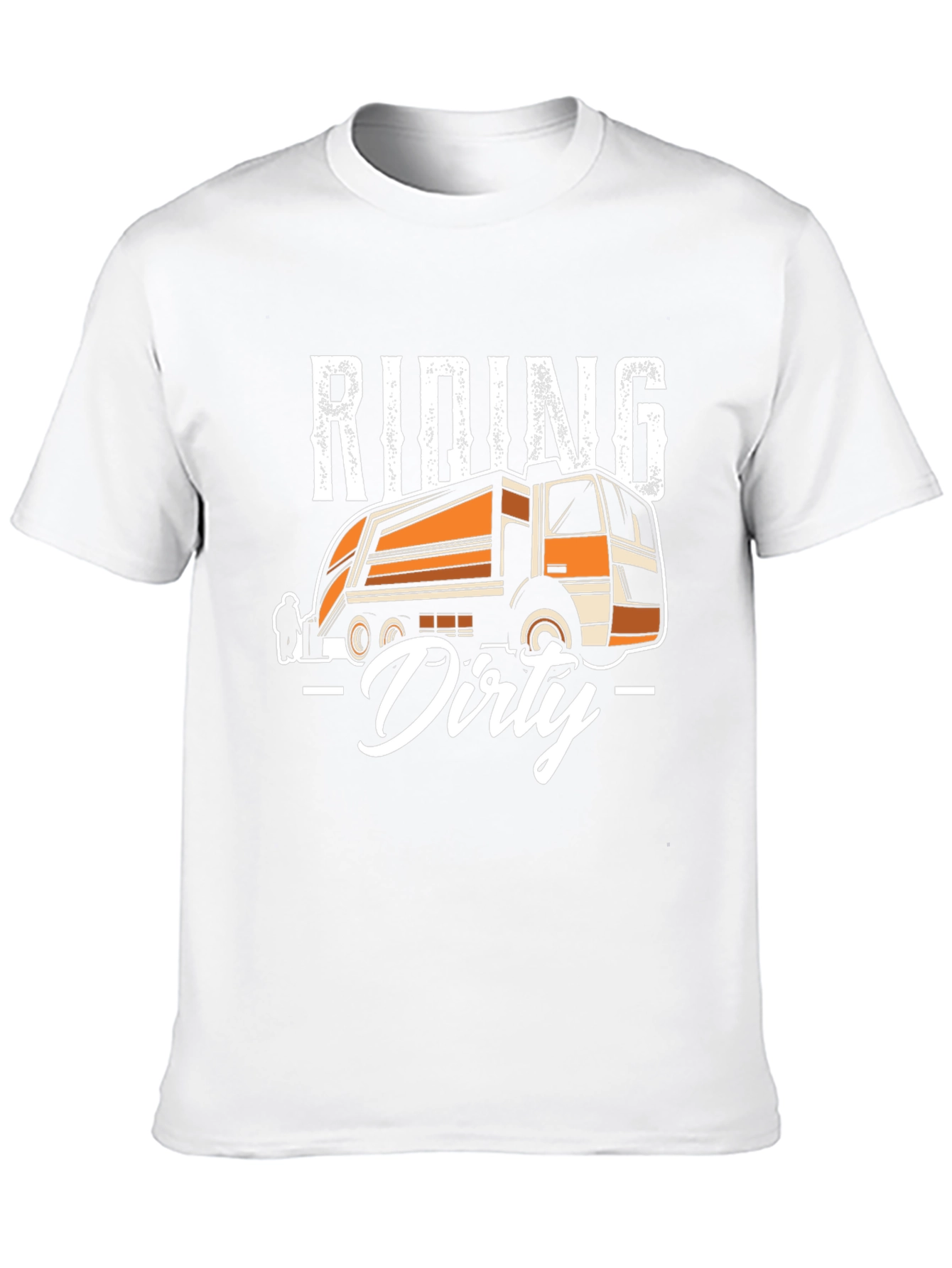 Riding Dirty Garbage Truck Graphic Tee