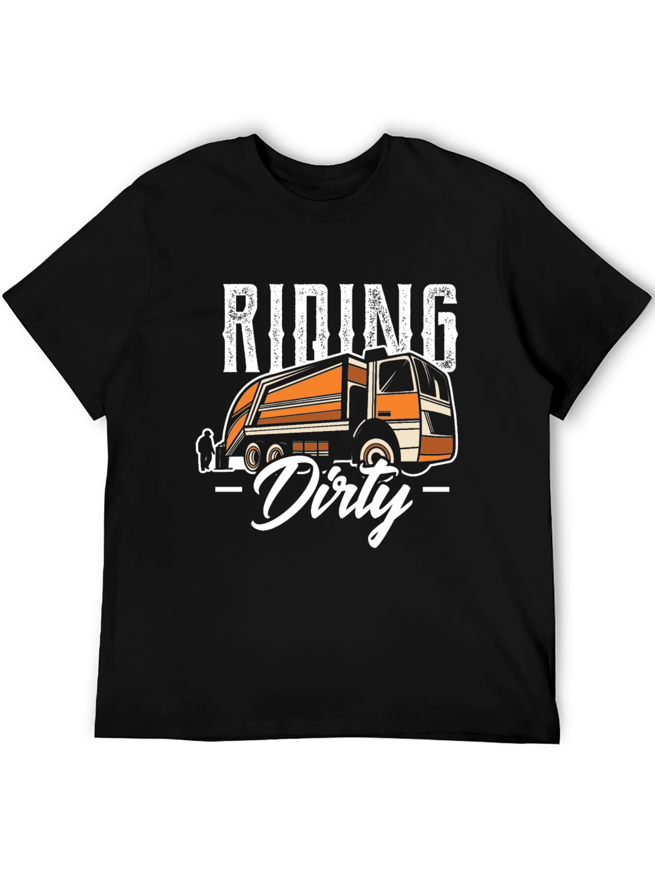 Riding Dirty Garbage Truck Graphic Tee