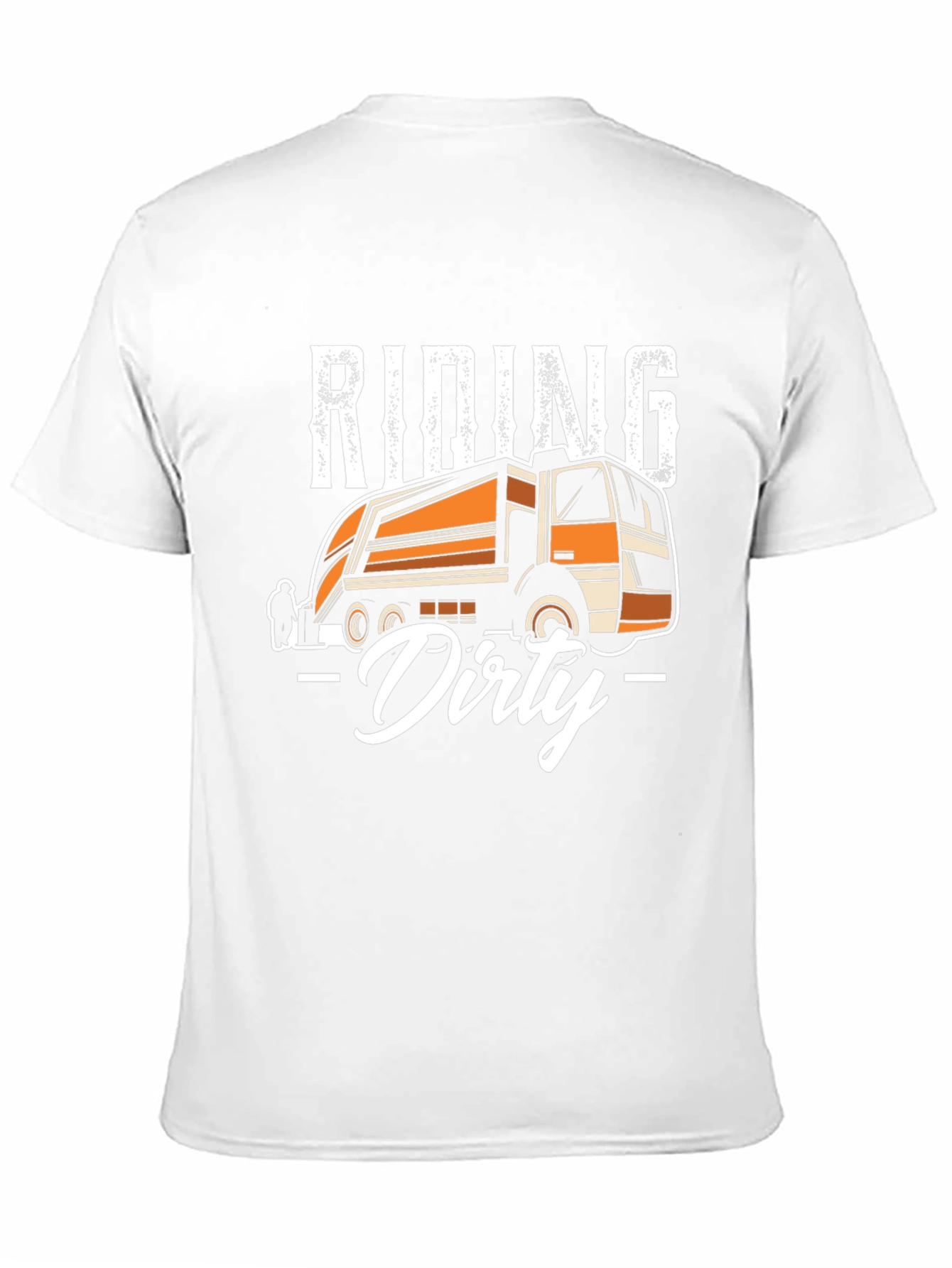 Riding Dirty Garbage Truck Graphic Tee