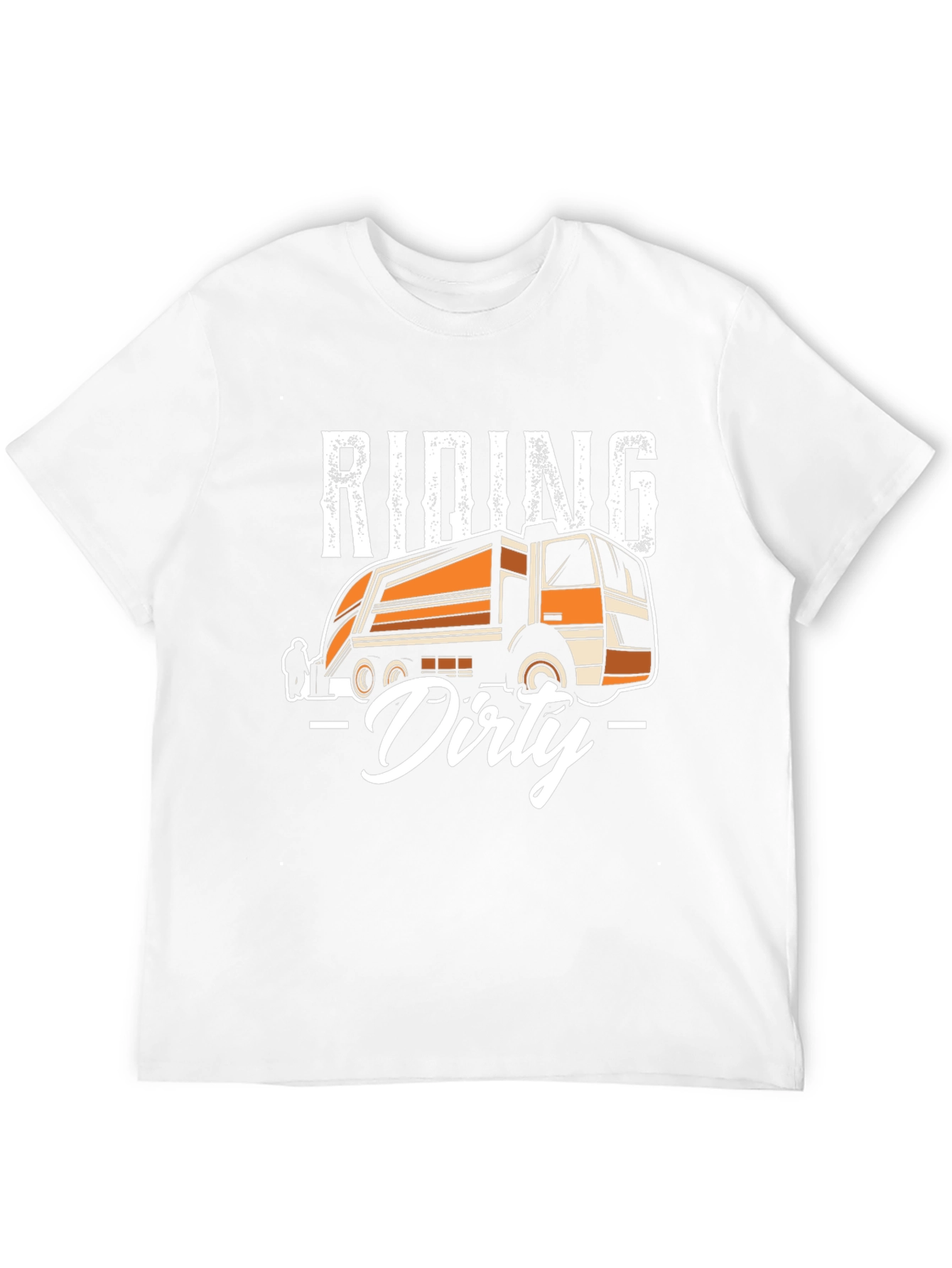 Riding Dirty Garbage Truck Graphic Tee